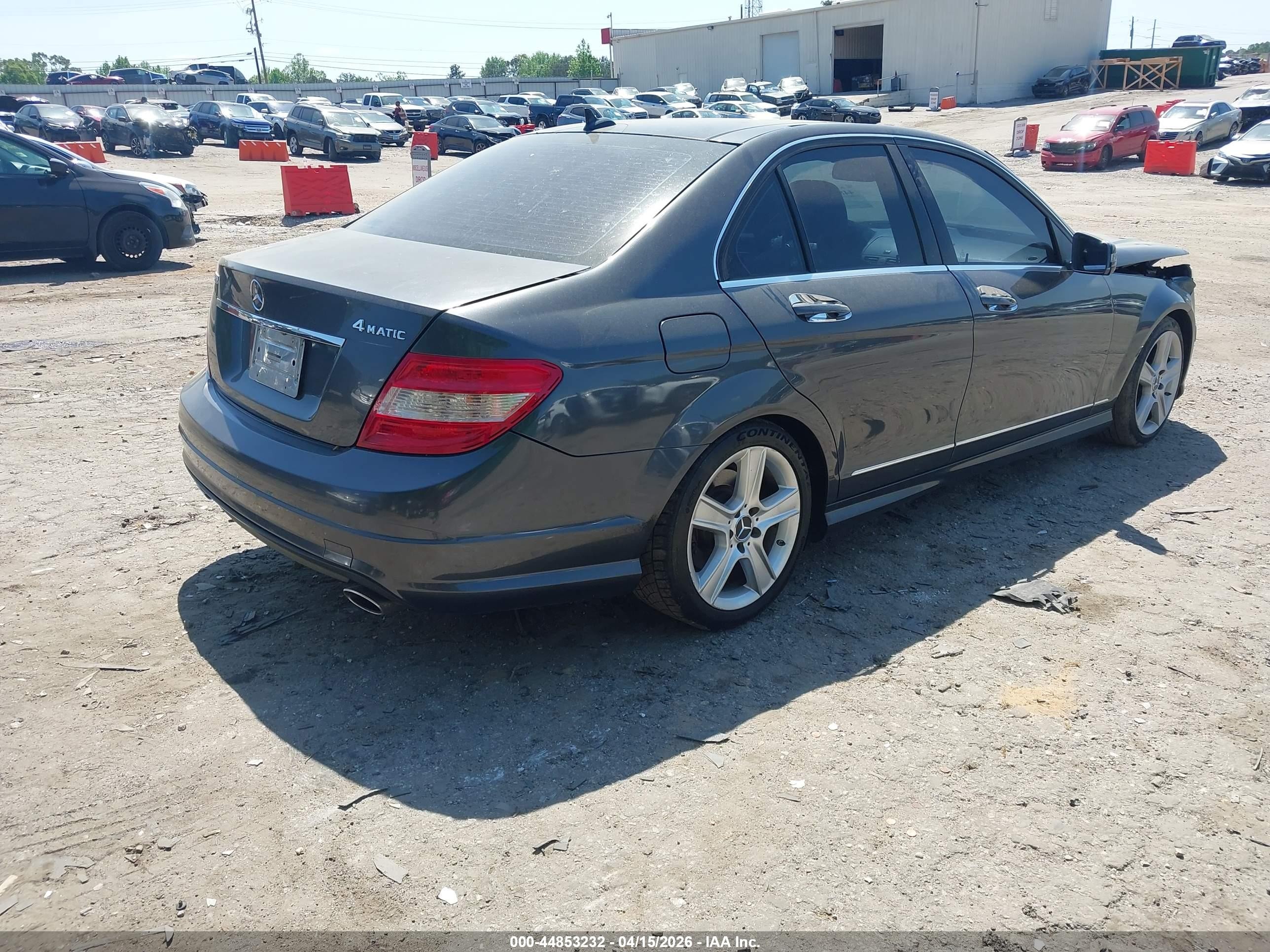2010 Mercedes-benz C 300 Luxury 4matic/sport 4matic Gray vin: WDDGF8BB1AF406612