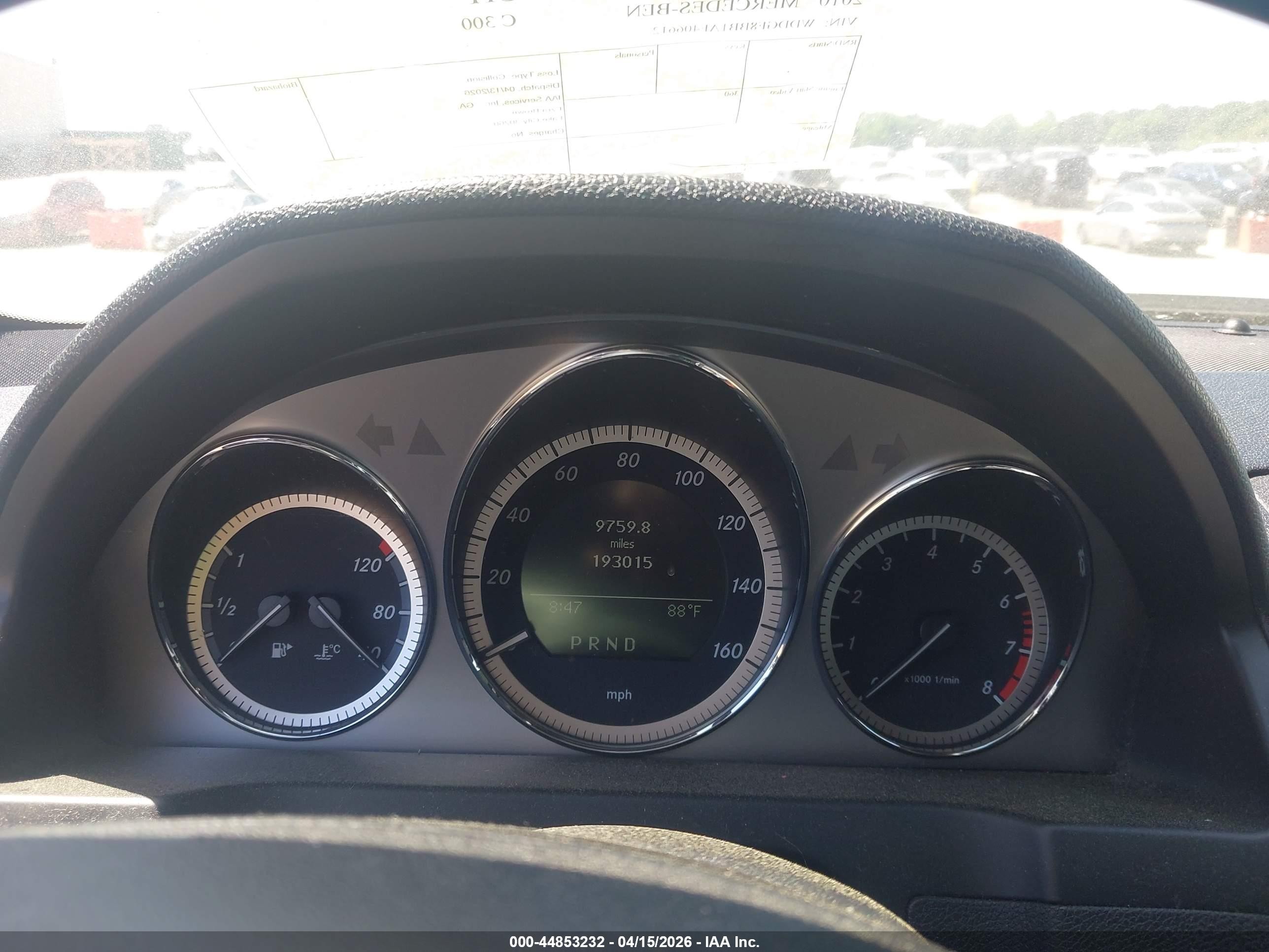 2010 Mercedes-benz C 300 Luxury 4matic/sport 4matic Gray vin: WDDGF8BB1AF406612