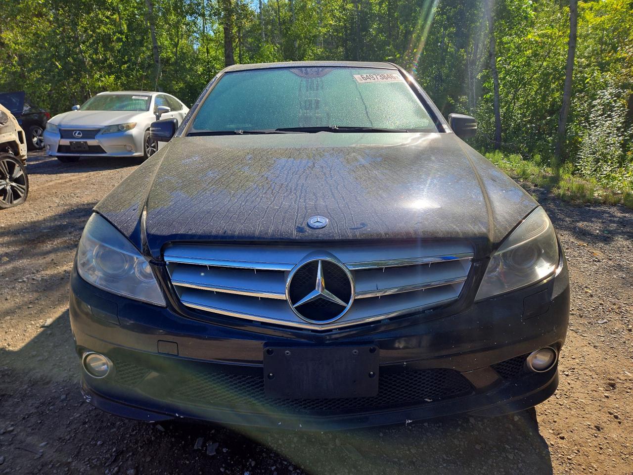 2010 Mercedes-benz C 300 4matic Black vin: WDDGF8BB1AF415469