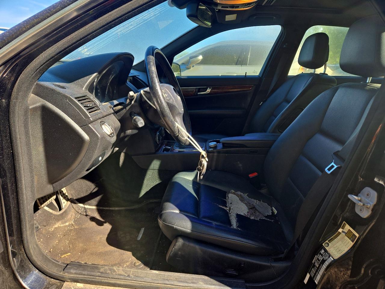 2010 Mercedes-benz C 300 4matic Black vin: WDDGF8BB1AF415469
