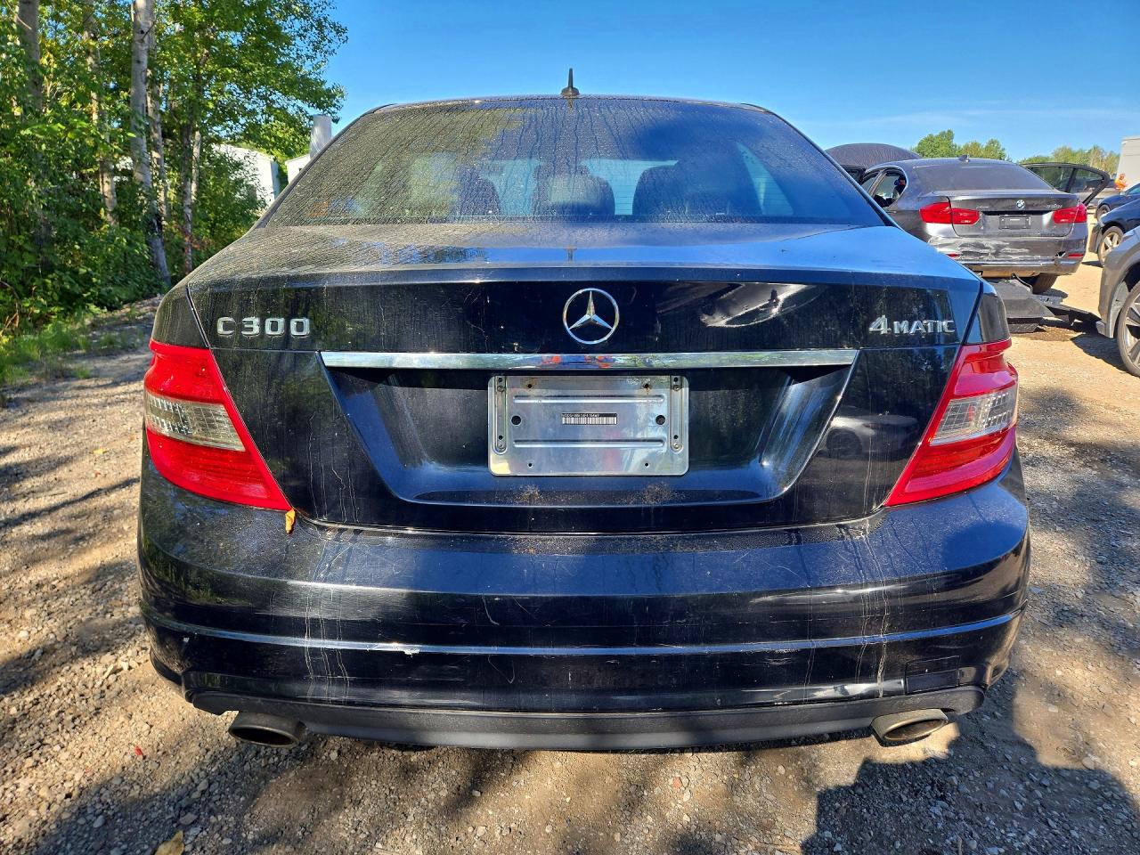 2010 Mercedes-benz C 300 4matic Black vin: WDDGF8BB1AF415469