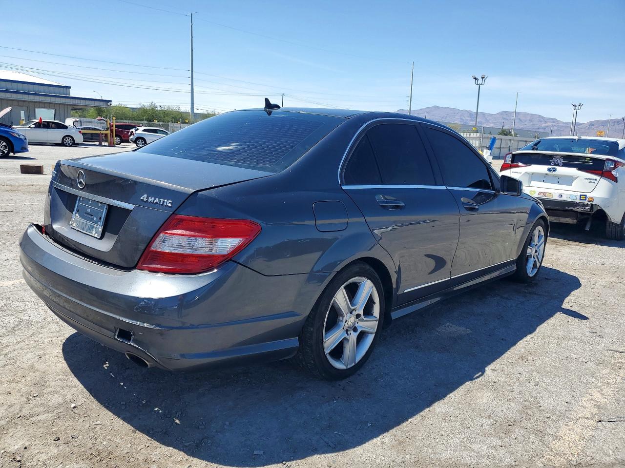 2010 Mercedes-benz C 300 4matic Gray vin: WDDGF8BB1AF439755