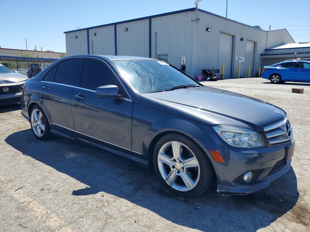 2010 Mercedes-benz C 300 4matic Gray vin: WDDGF8BB1AF439755