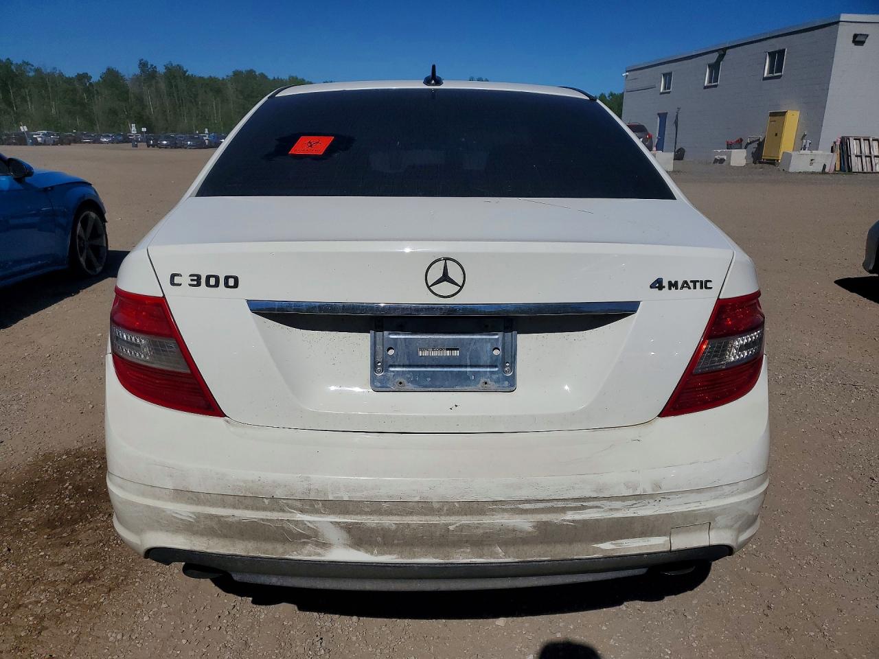 2010 Mercedes-benz C 300 4matic Белый vin: WDDGF8BB1AF454062