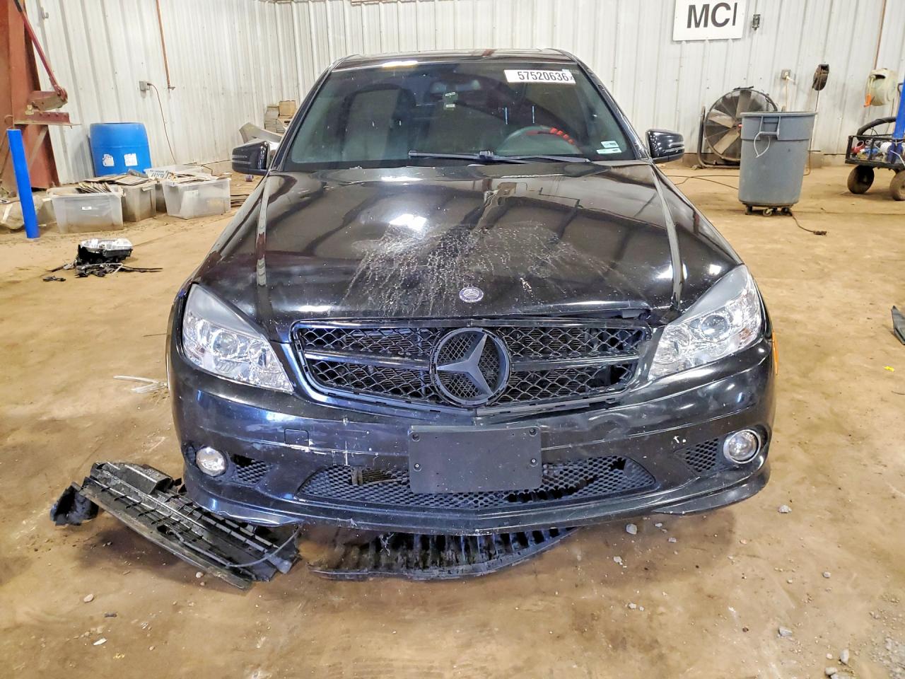 2010 Mercedes-benz C 300 4matic Black vin: WDDGF8BB1AF460749