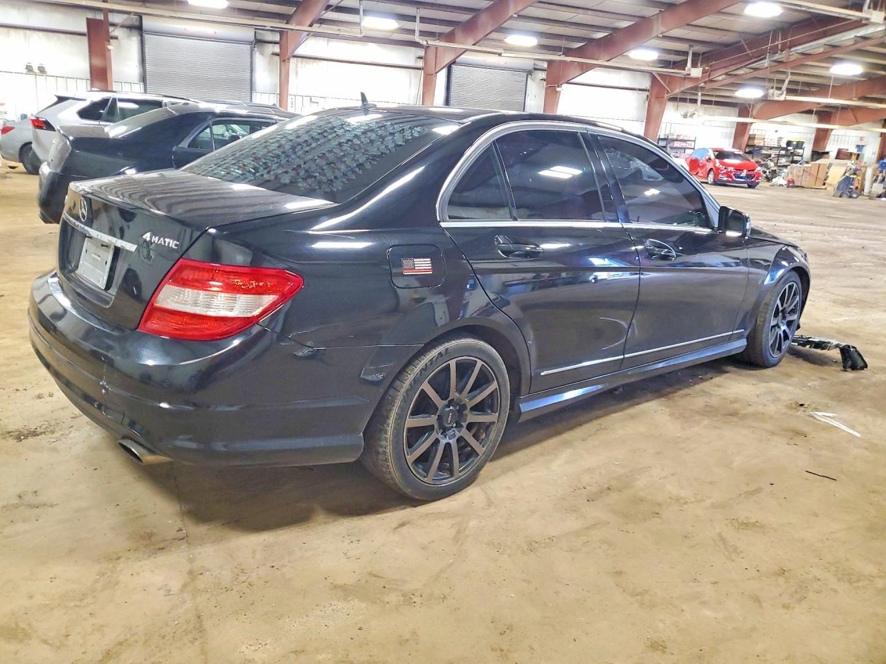 2010 Mercedes-benz C 300 4matic Black vin: WDDGF8BB1AF460749