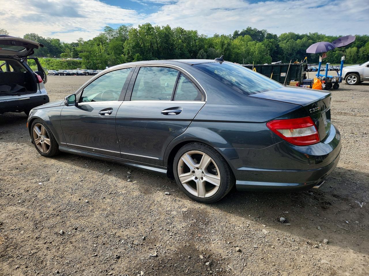 2010 Mercedes-benz C 300 4matic Gray vin: WDDGF8BB1AF473677