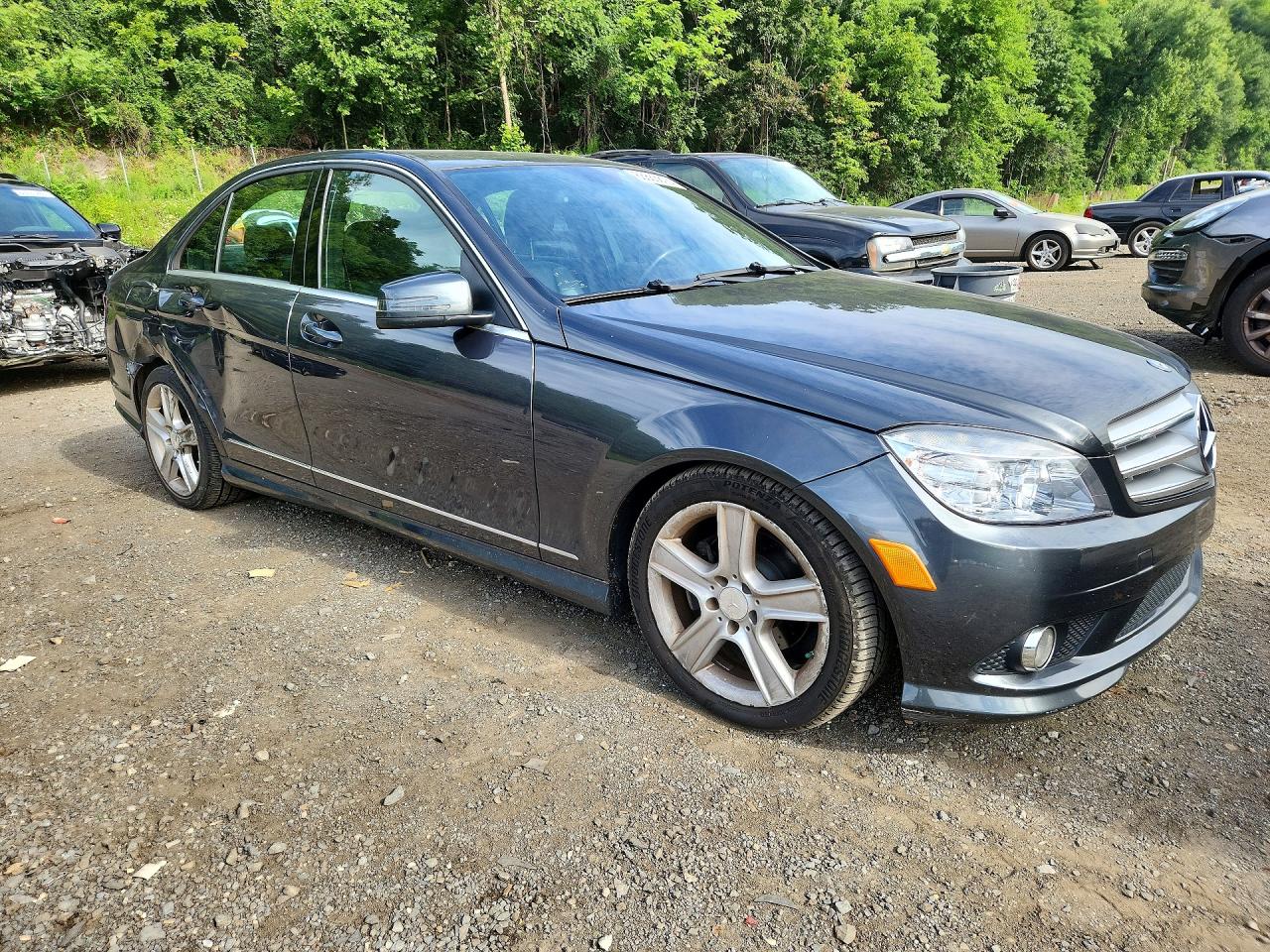 2010 Mercedes-benz C 300 4matic Gray vin: WDDGF8BB1AF473677