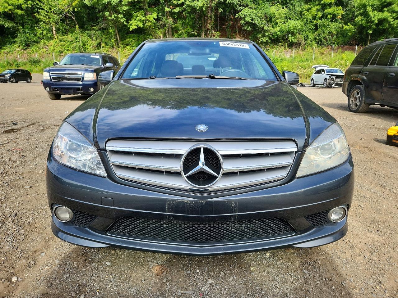 2010 Mercedes-benz C 300 4matic Gray vin: WDDGF8BB1AF473677