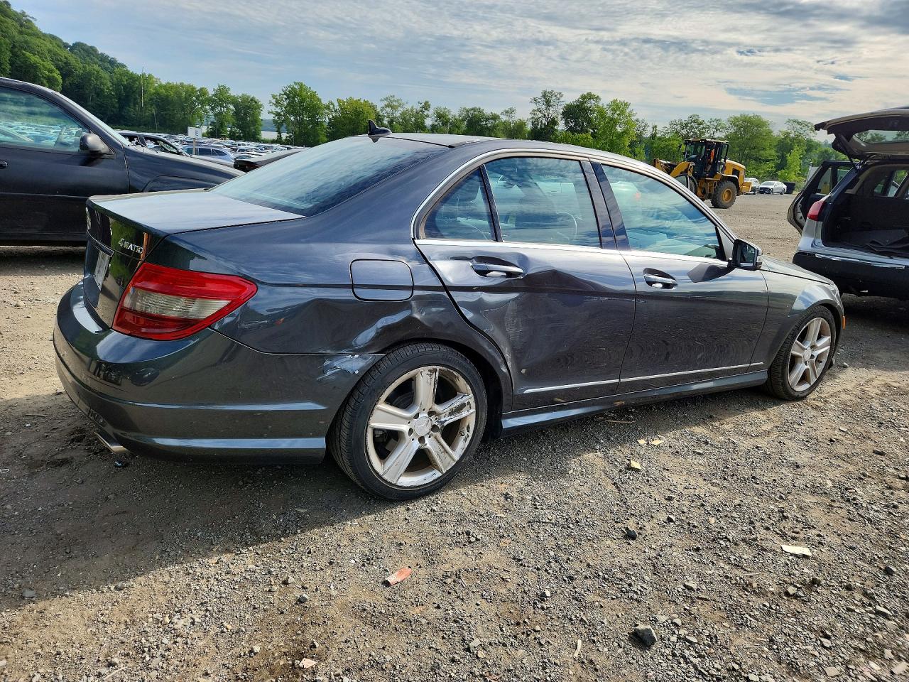 2010 Mercedes-benz C 300 4matic Gray vin: WDDGF8BB1AF473677