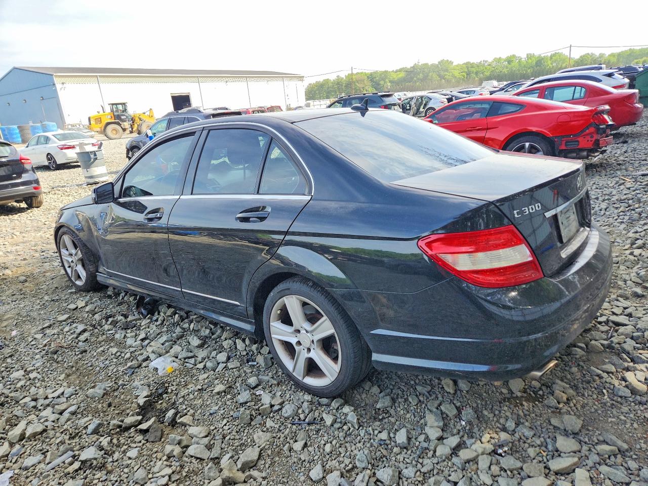 2010 Mercedes-benz C 300 4matic Black vin: WDDGF8BB1AR118135