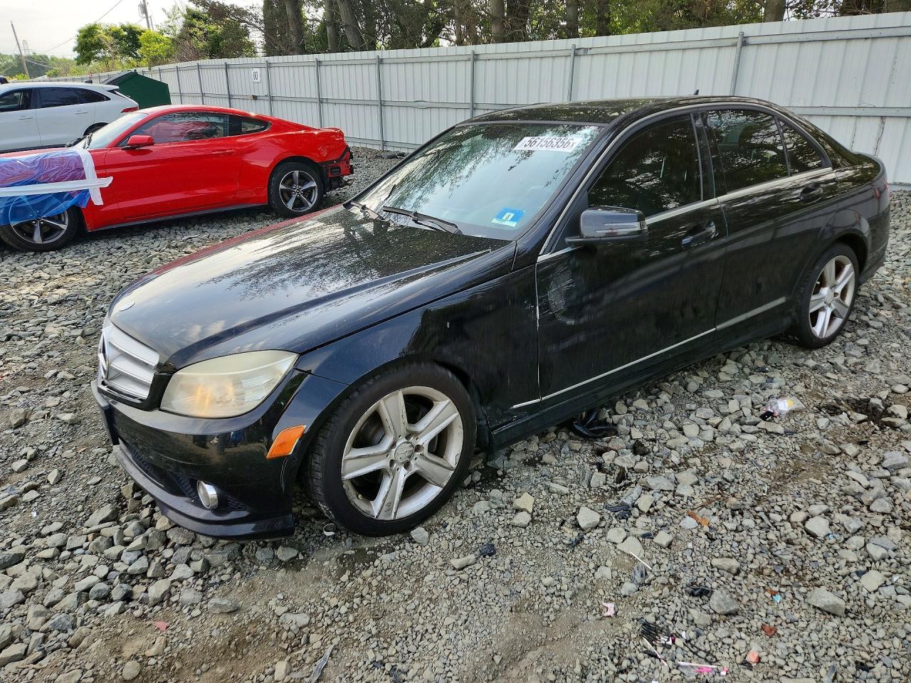 2010 Mercedes-benz C 300 4matic Black vin: WDDGF8BB1AR118135