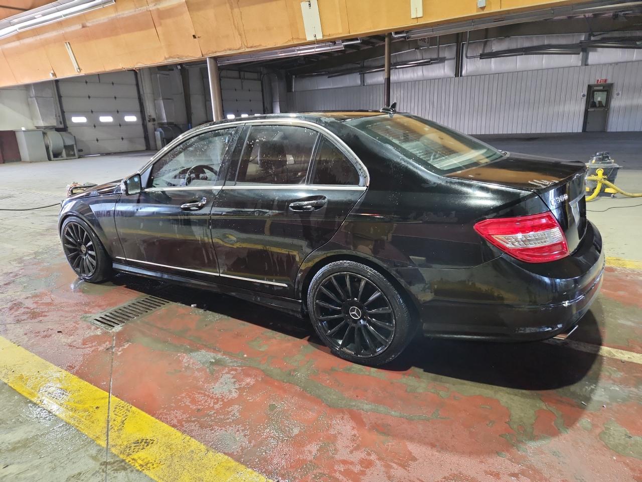 2010 Mercedes-benz C 300 4matic Black vin: WDDGF8BB1AR130981 Damage: Left Rear Door, Dent(S) W/ Paint Dmg, 5 To 6 Inches