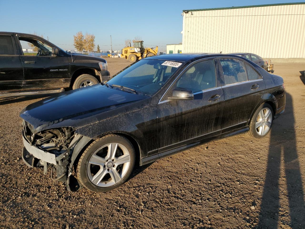 2011 Mercedes-benz C 300 4matic Черный vin: WDDGF8BB1BA500178
