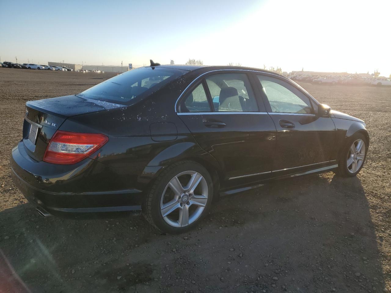 2011 Mercedes-benz C 300 4matic Black vin: WDDGF8BB1BA500178