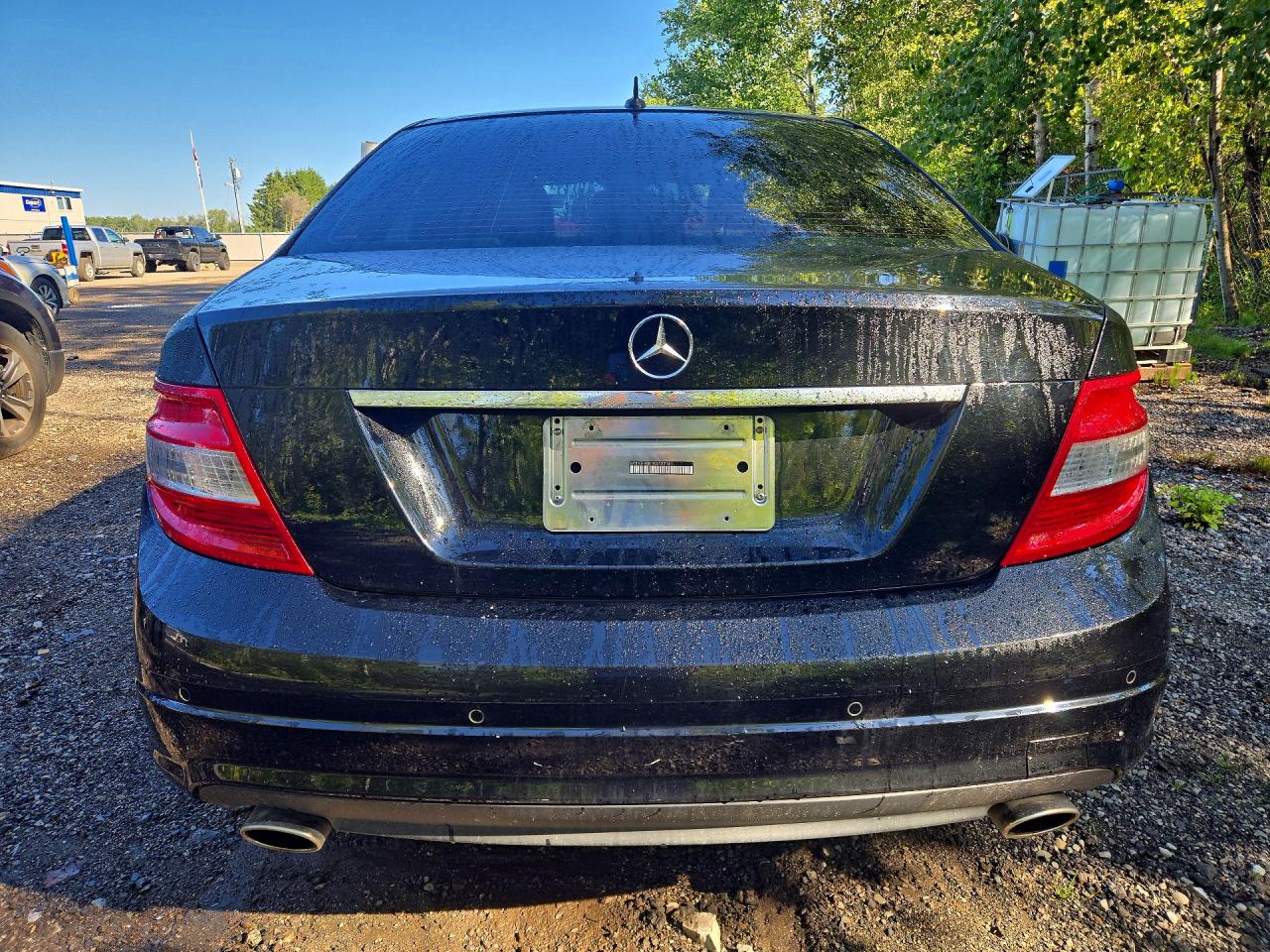 2011 Mercedes-benz C 300 4matic Черный vin: WDDGF8BB1BA522181