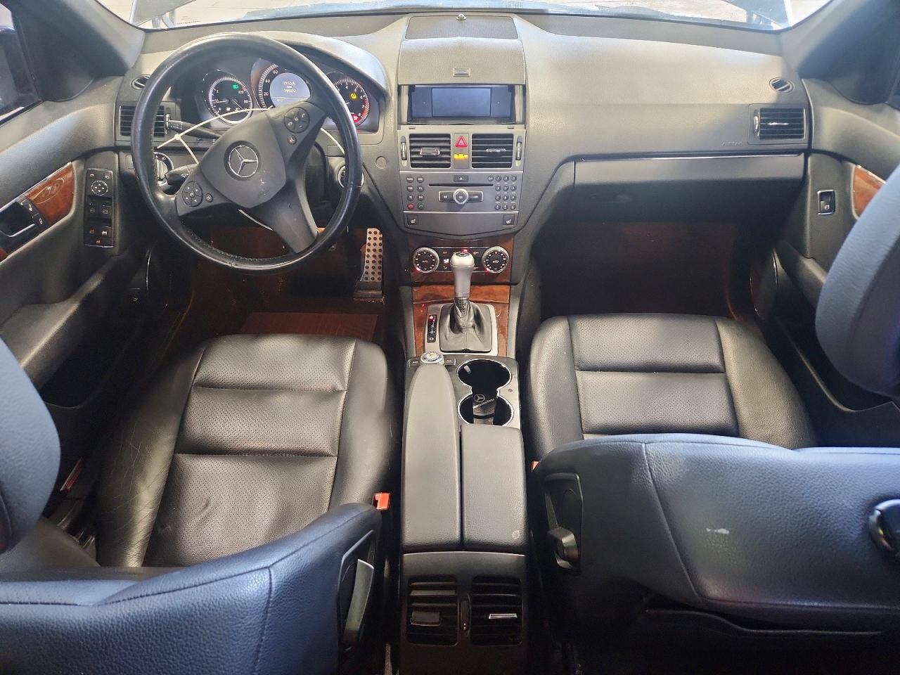 2011 Mercedes-benz C 300 4matic Black vin: WDDGF8BB1BR137625