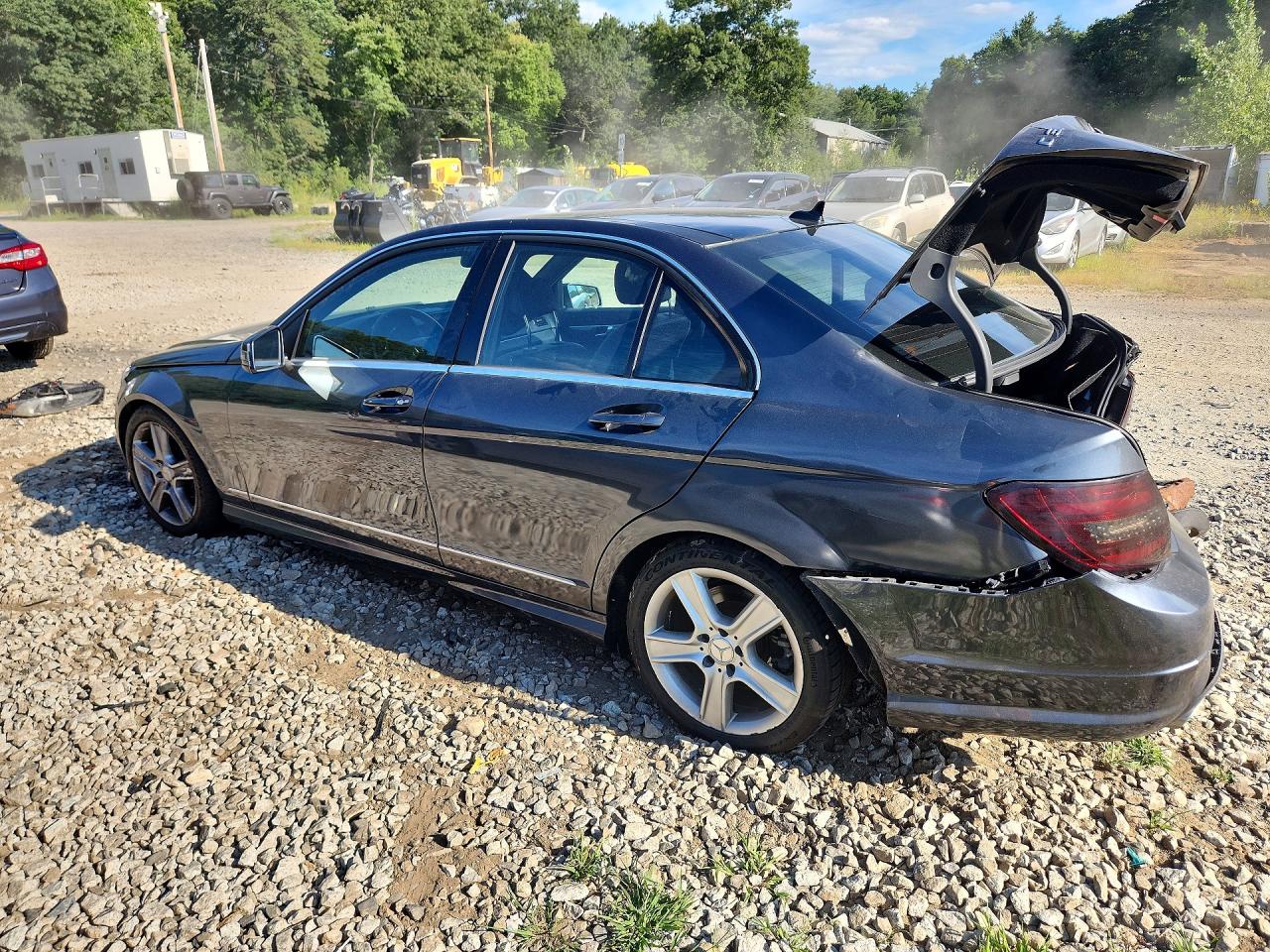 2011 Mercedes-benz C 300 4matic Gray vin: WDDGF8BB1BR139939