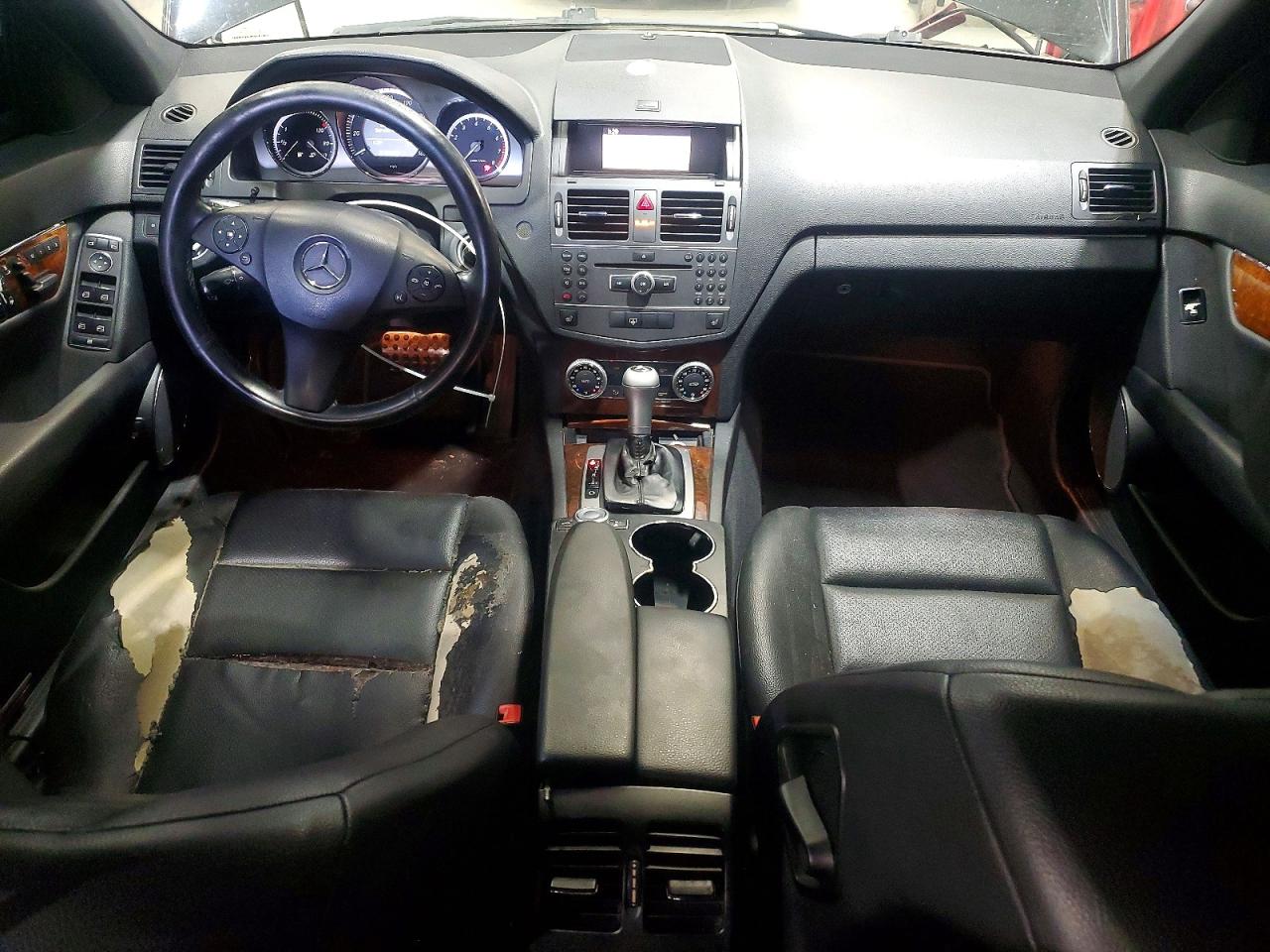 2011 Mercedes-benz C 300 4matic Black vin: WDDGF8BB1BR183603