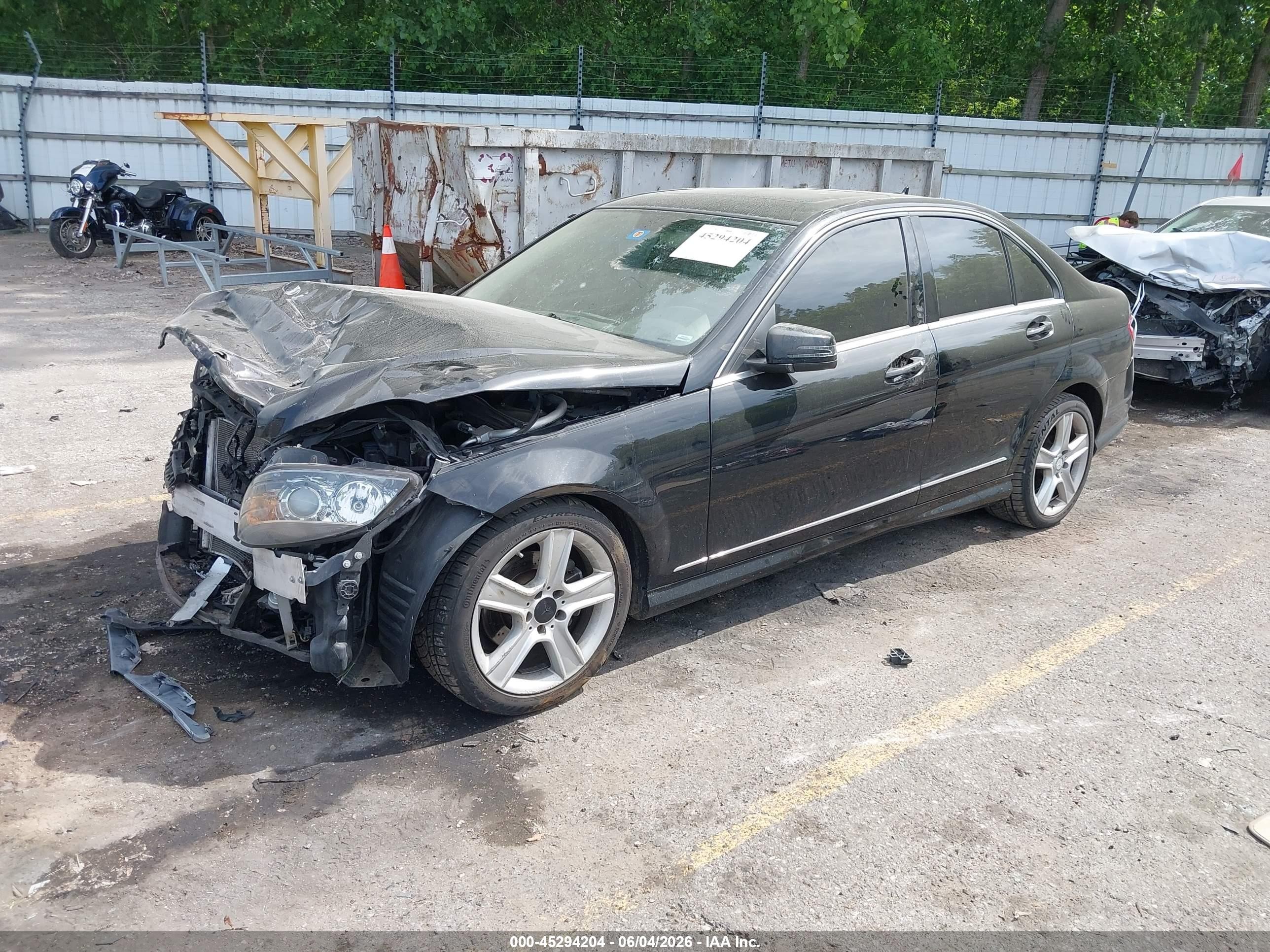 2011 Mercedes-benz C 300 Sport 4matic Black vin: WDDGF8BB1BR185108