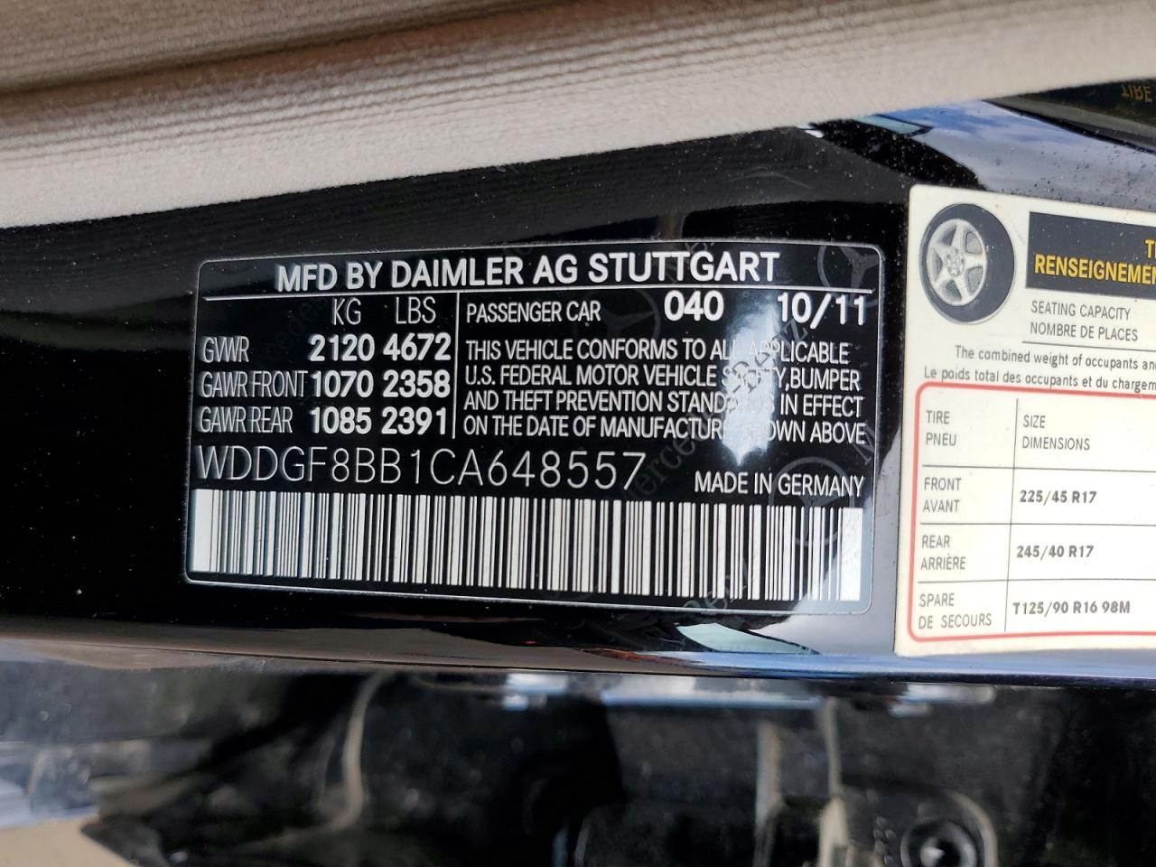 2012 Mercedes-benz C 300 4matic Черный vin: WDDGF8BB1CA648557