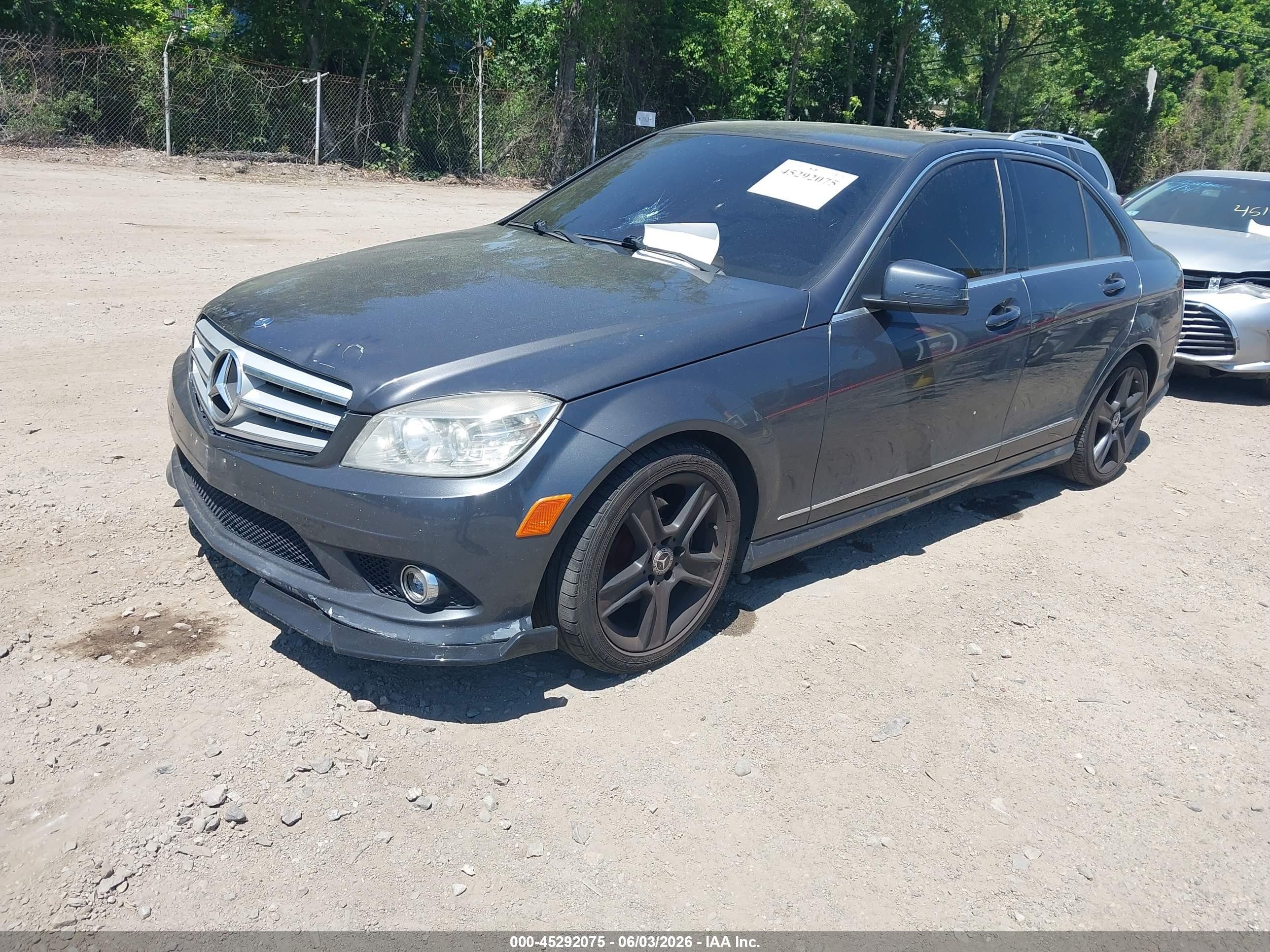 2010 Mercedes-benz C 300 Sport 4matic Gray vin: WDDGF8BB2AF386905