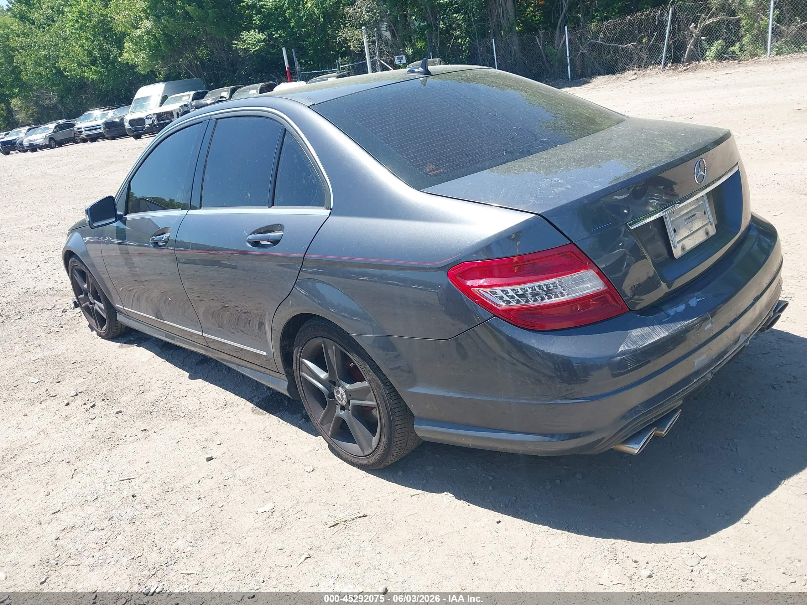 2010 Mercedes-benz C 300 Sport 4matic Gray vin: WDDGF8BB2AF386905