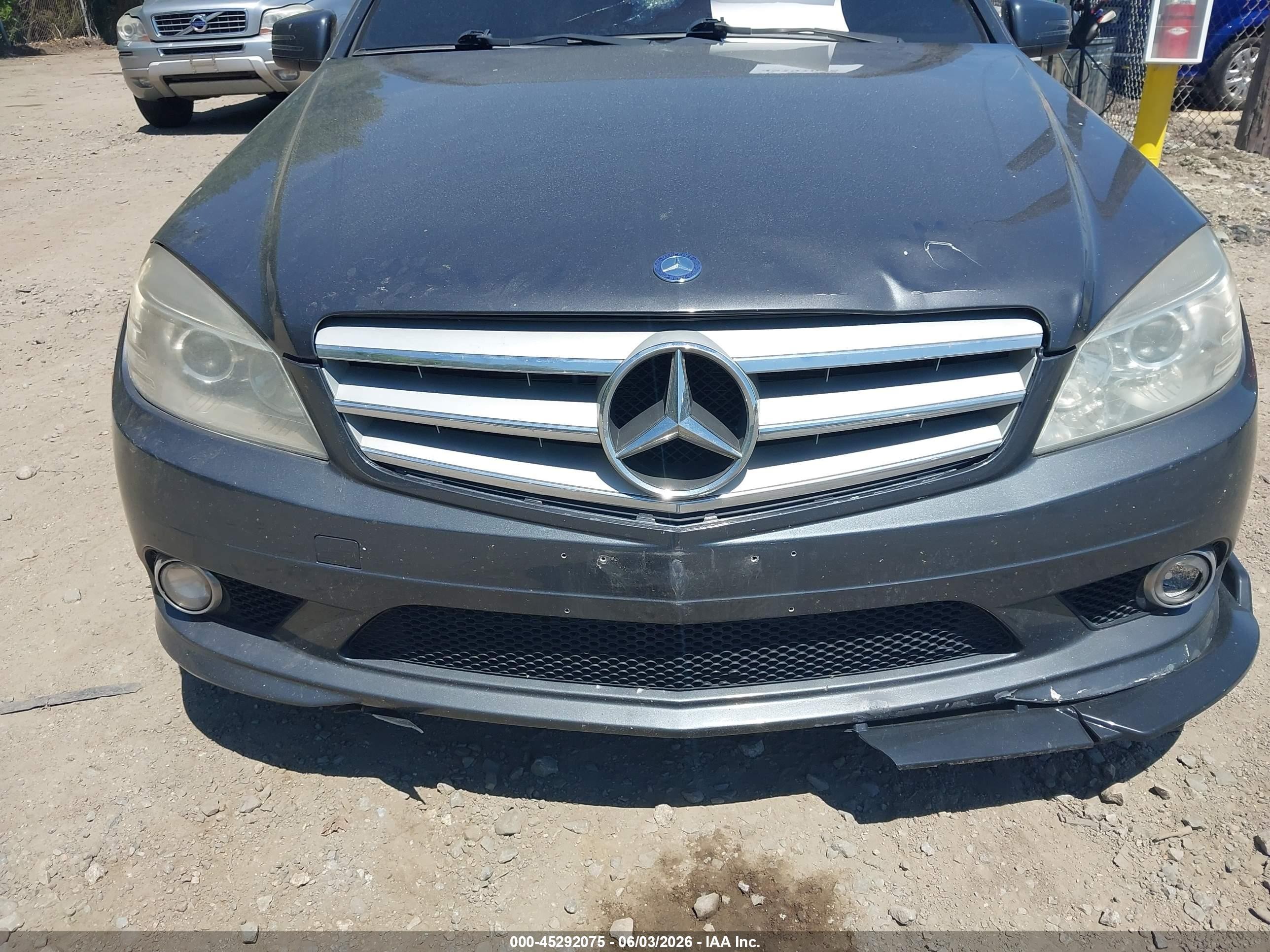 2010 Mercedes-benz C 300 Sport 4matic Gray vin: WDDGF8BB2AF386905