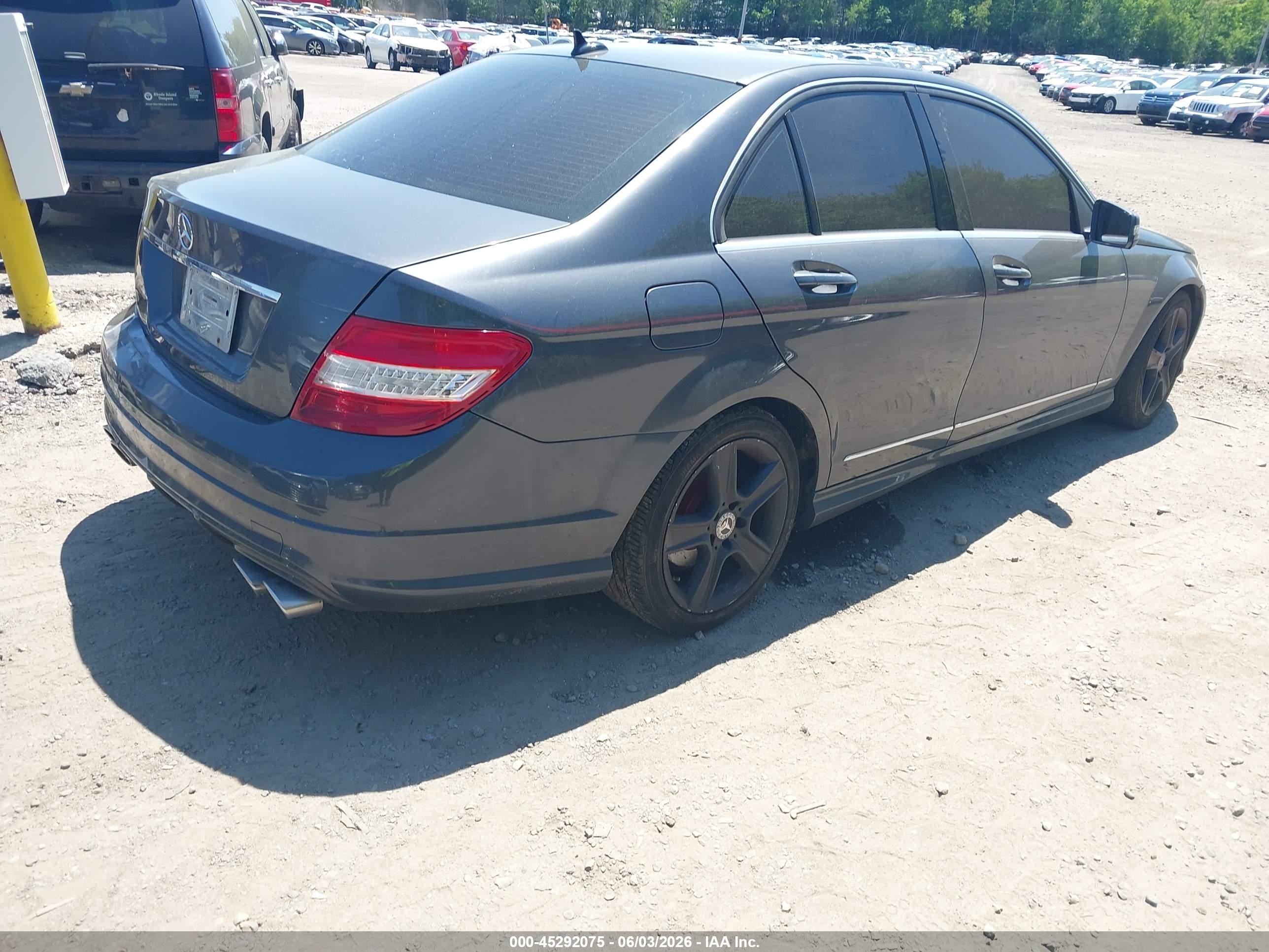 2010 Mercedes-benz C 300 Sport 4matic Gray vin: WDDGF8BB2AF386905