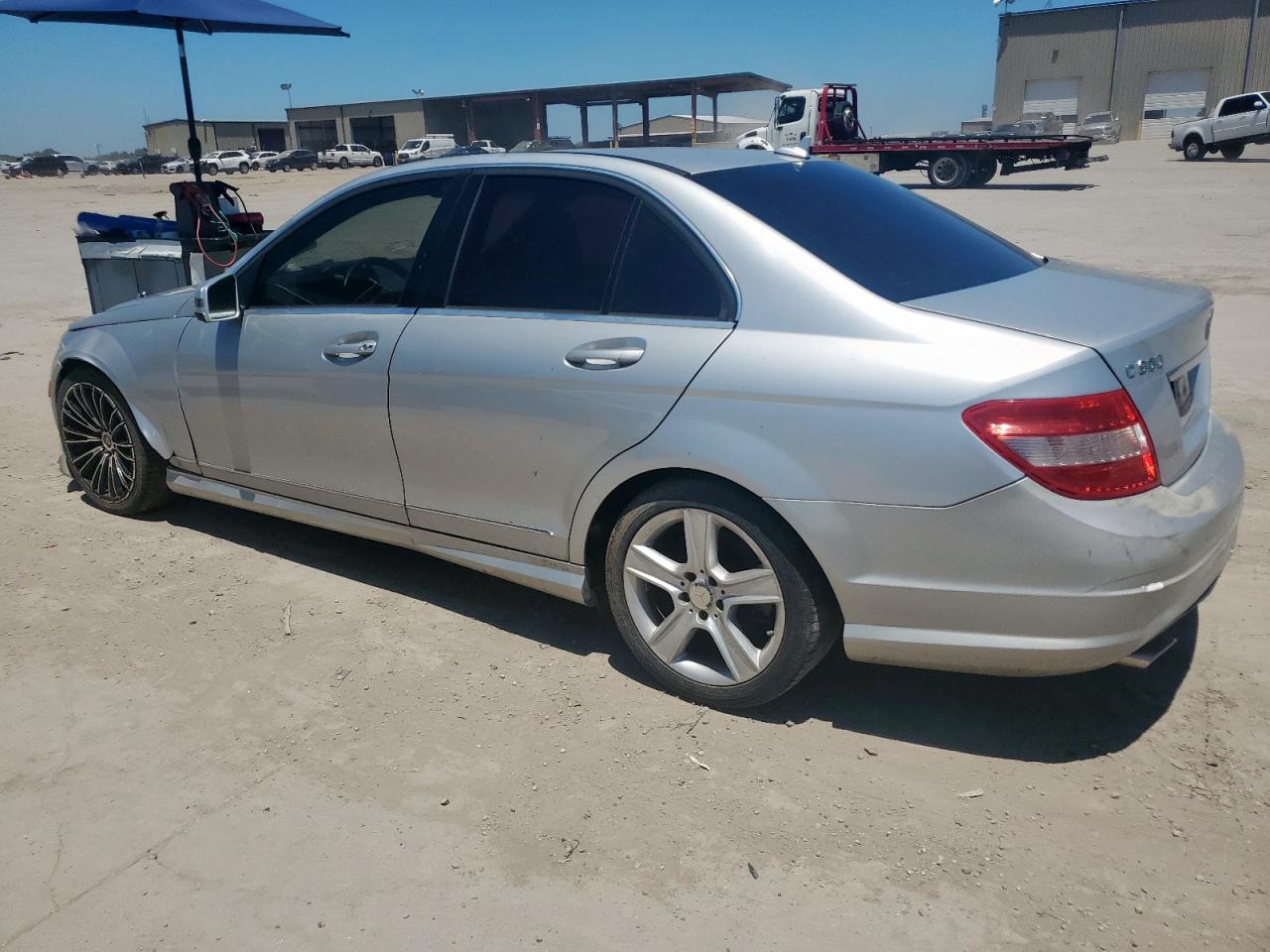 2010 Mercedes-benz C 300 4matic Silver vin: WDDGF8BB2AF446780