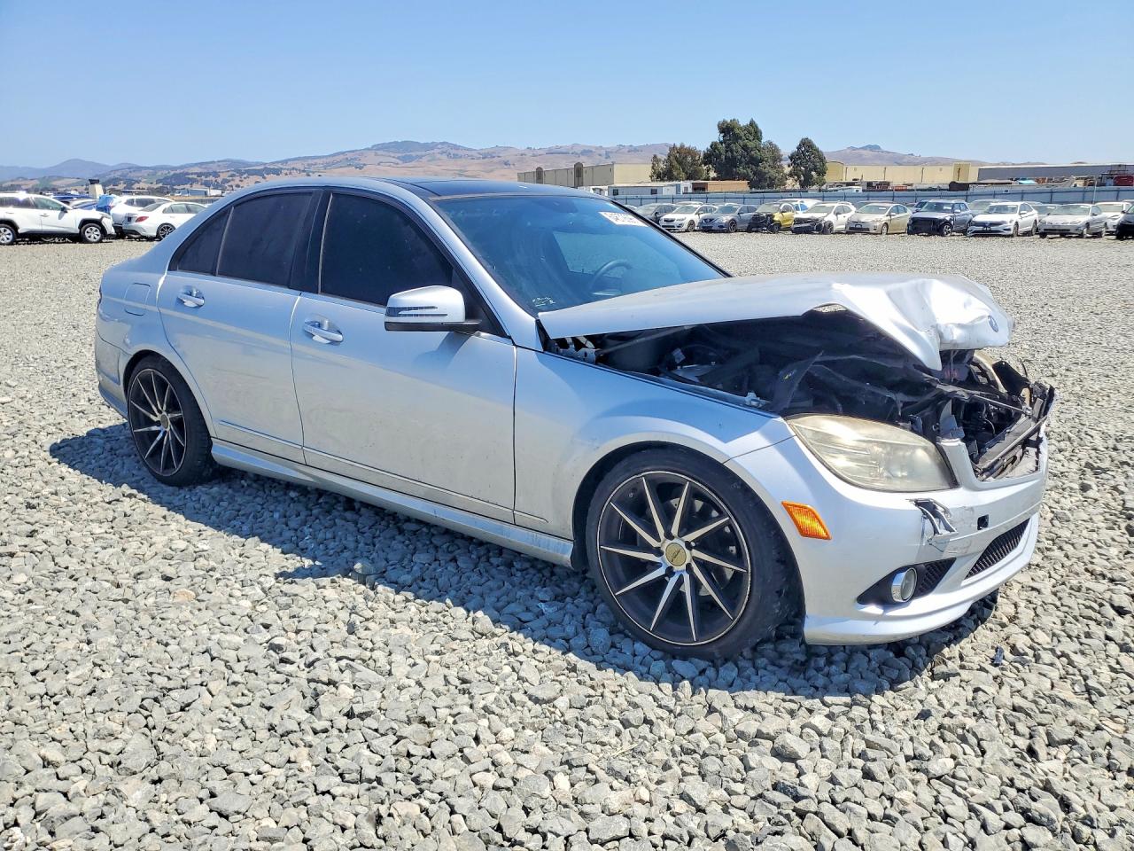 2010 Mercedes-benz C 300 4matic Silver vin: WDDGF8BB2AF464485