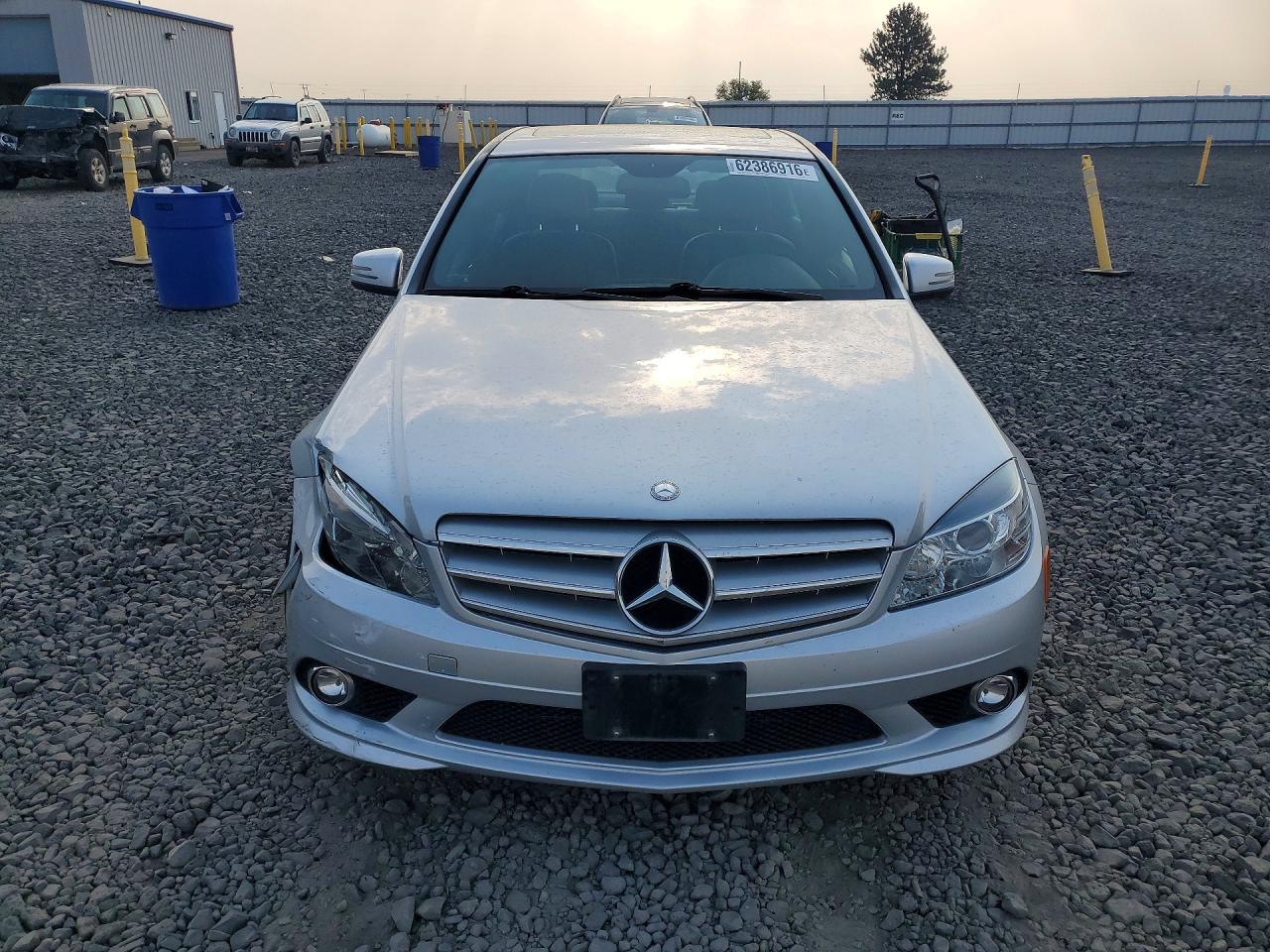 2010 Mercedes-benz C 300 4matic Silver vin: WDDGF8BB2AF479181