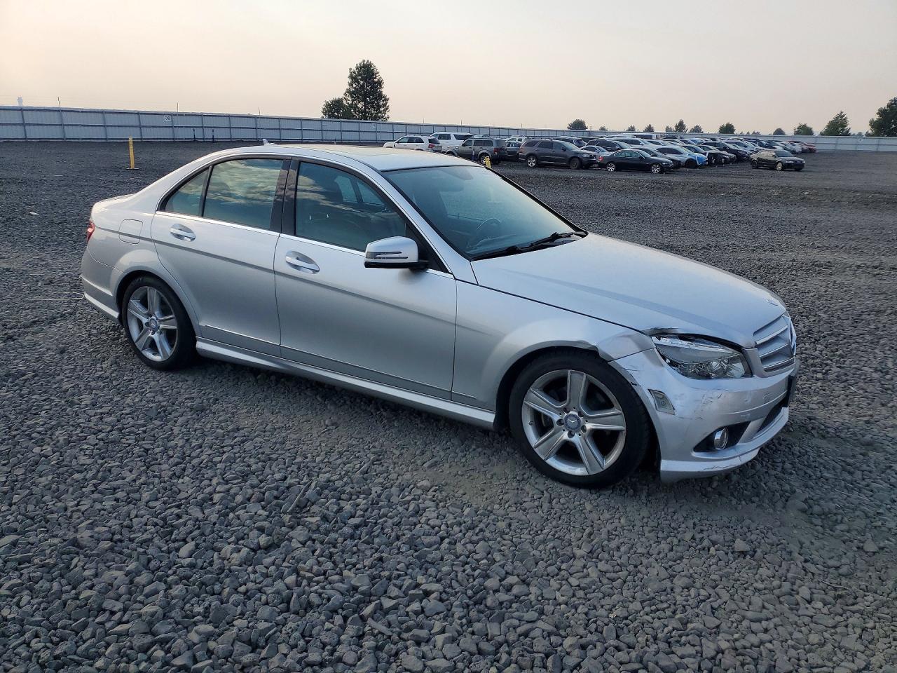 2010 Mercedes-benz C 300 4matic Silver vin: WDDGF8BB2AF479181