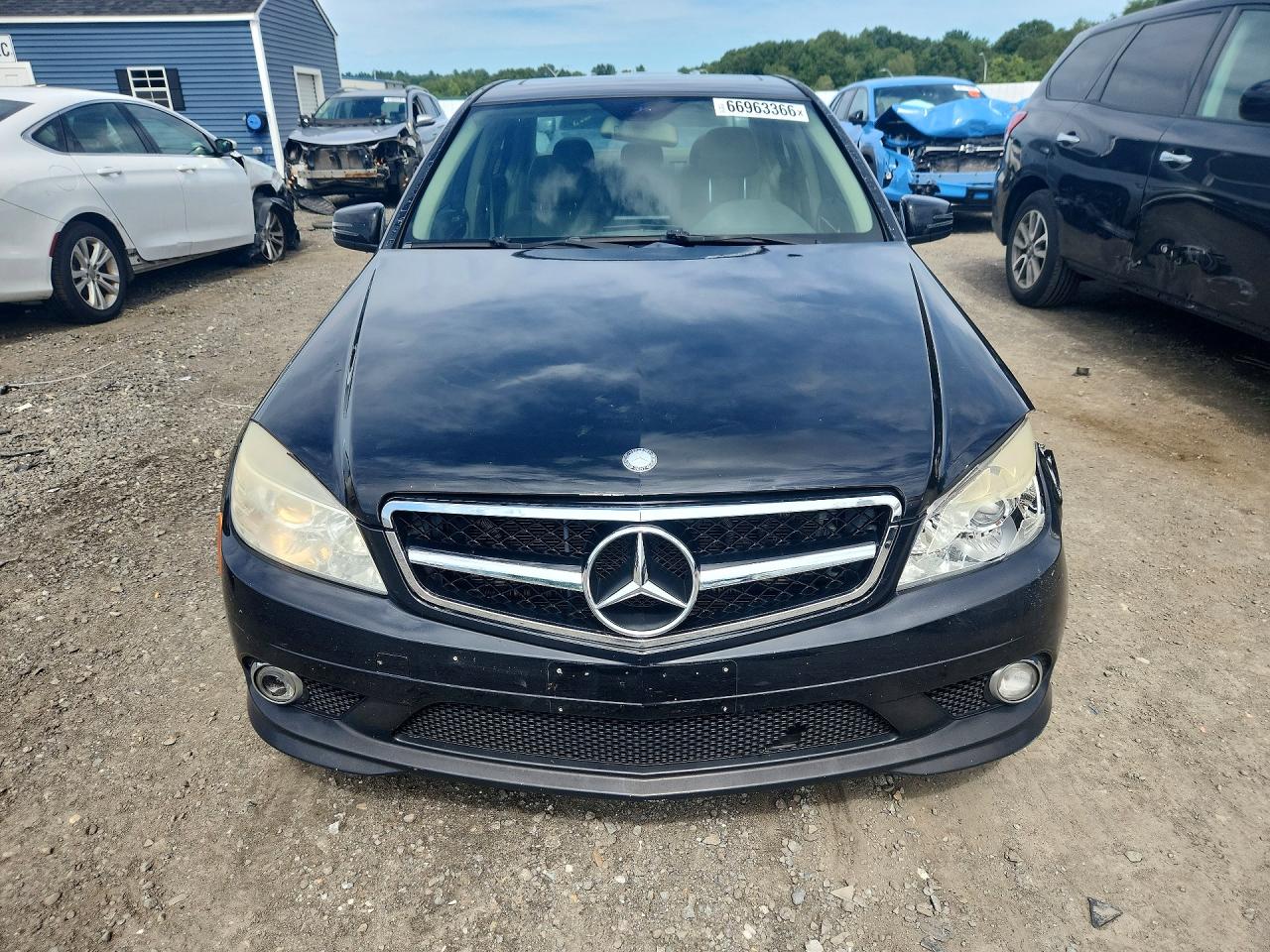 2010 Mercedes-benz C 300 4matic Black vin: WDDGF8BB2AR095223