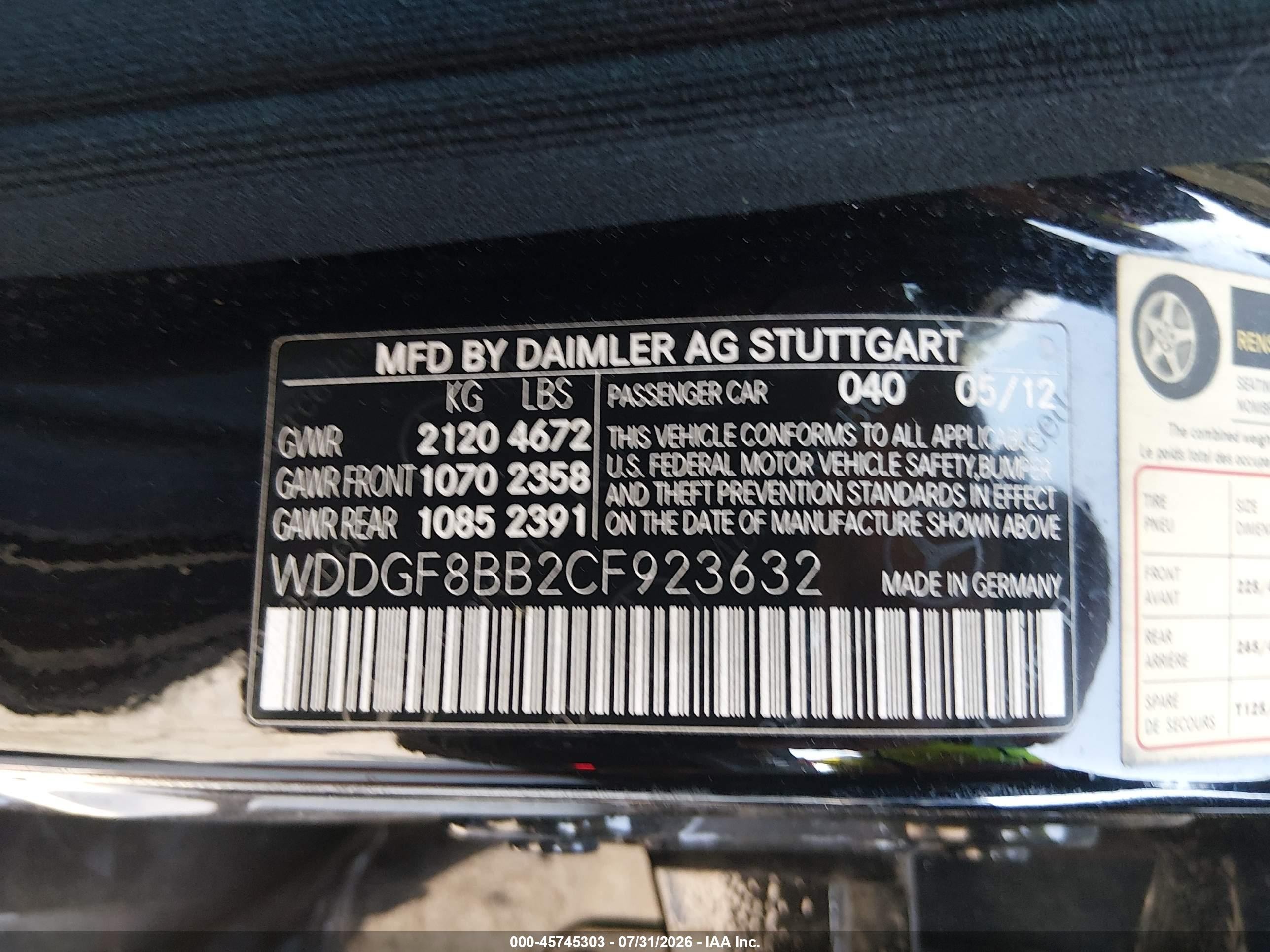 2012 Mercedes-benz C 300 Sport 4matic Black vin: WDDGF8BB2CF923632