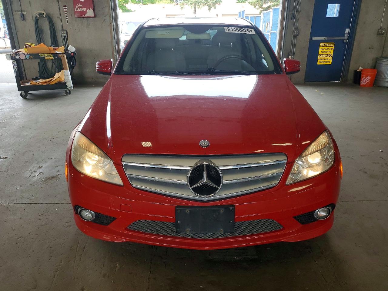 2010 Mercedes-benz C 300 4matic Red vin: WDDGF8BB3AF435805