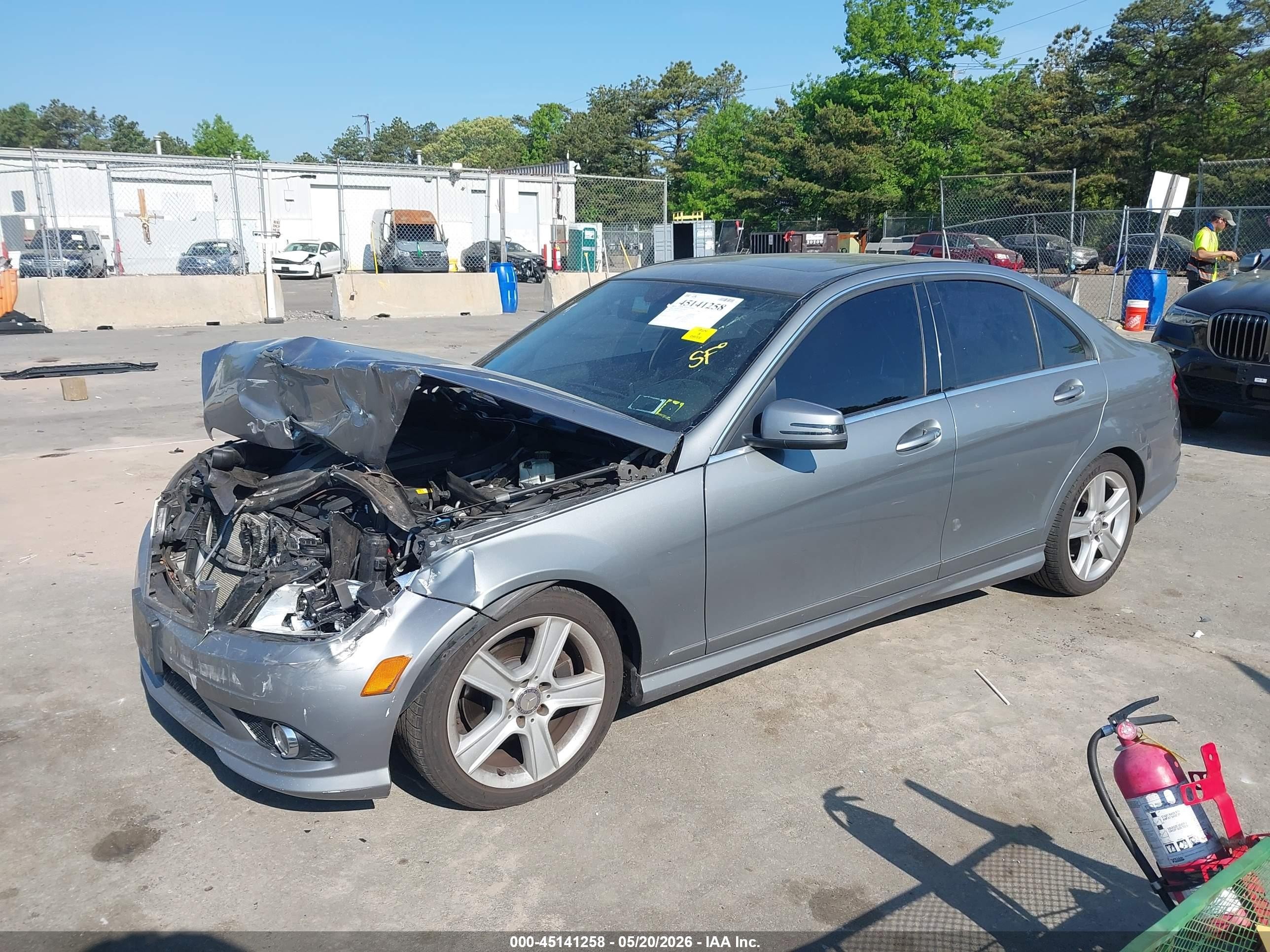 2010 Mercedes-benz C 300 Sport 4matic Серебряный vin: WDDGF8BB3AF439594