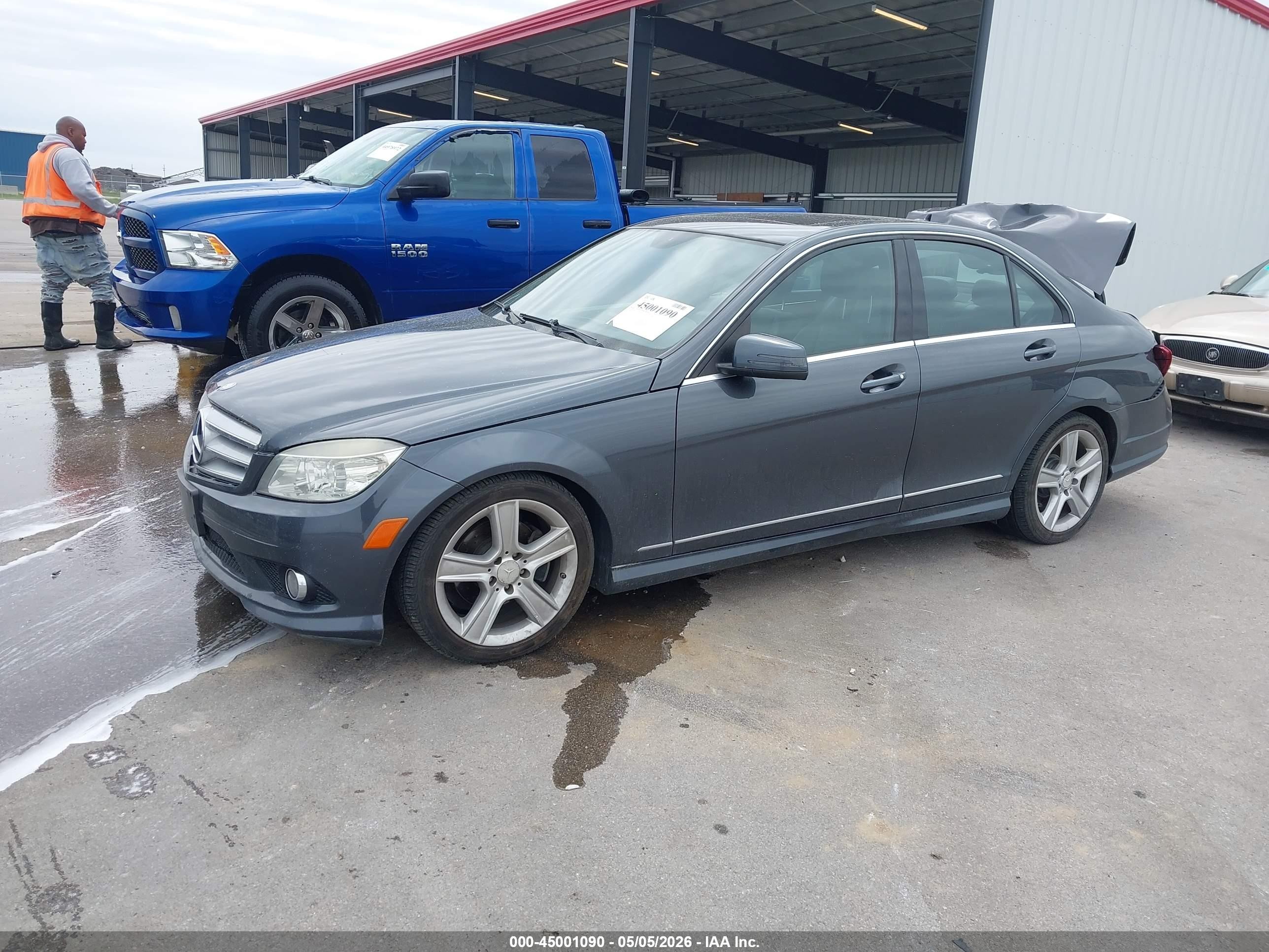 2010 Mercedes-benz C 300 Sport 4matic Gray vin: WDDGF8BB3AF441894