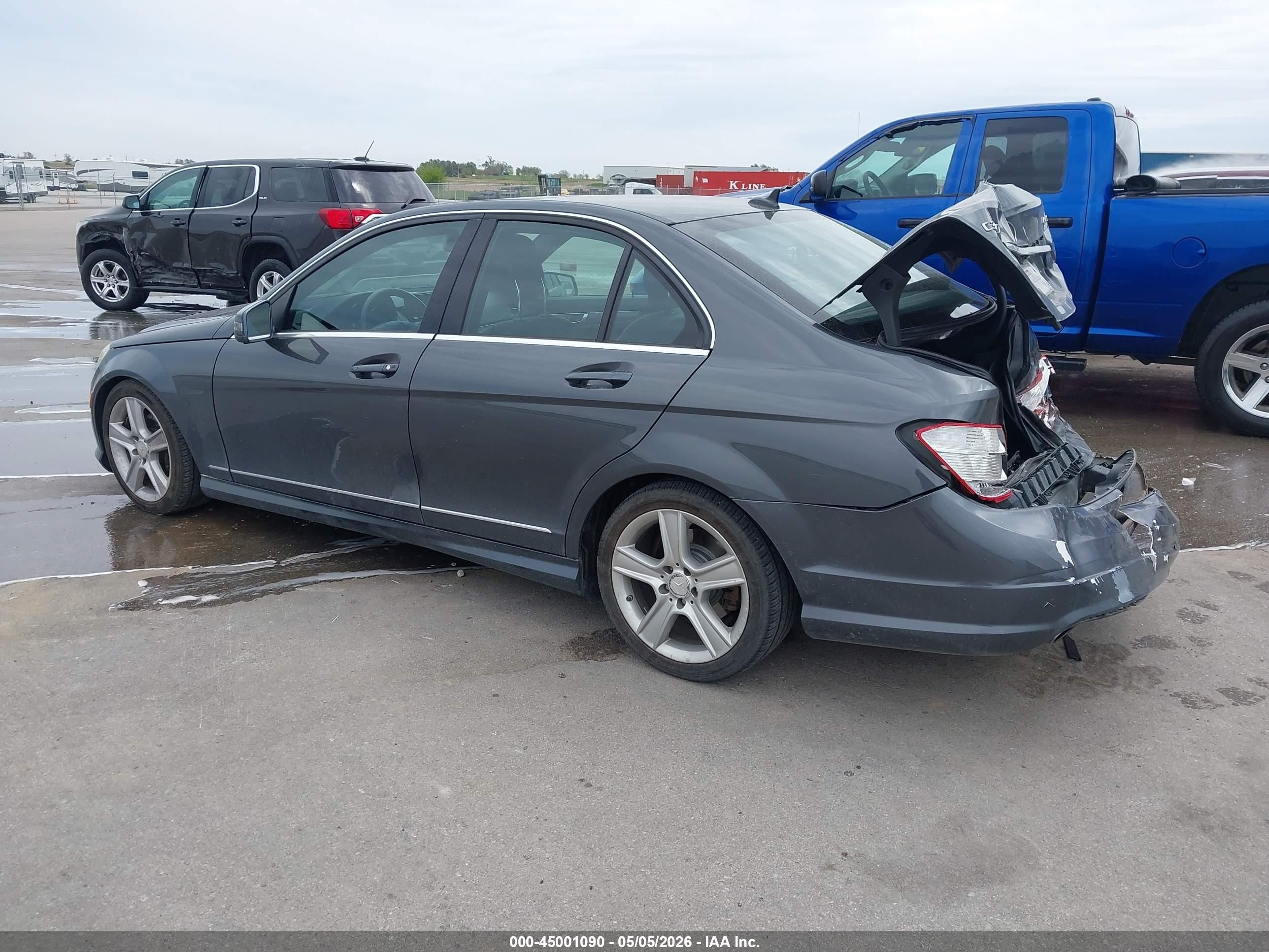2010 Mercedes-benz C 300 Sport 4matic Gray vin: WDDGF8BB3AF441894
