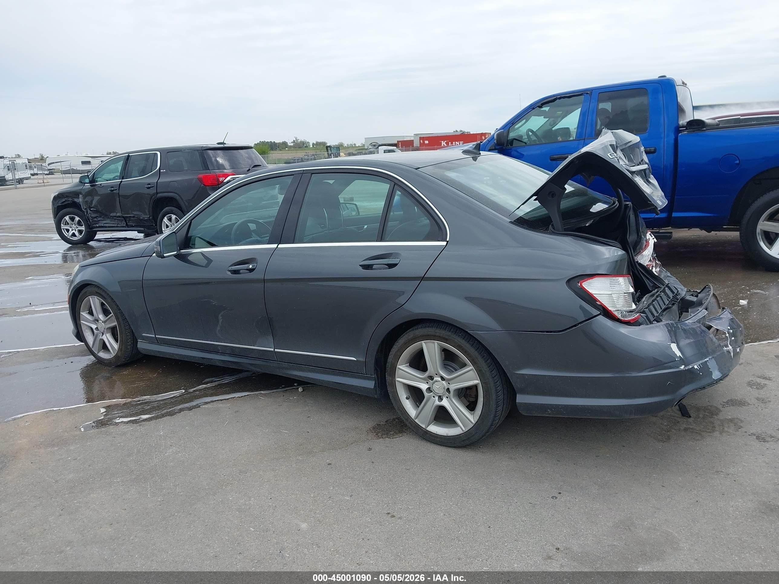 2010 Mercedes-benz C 300 Sport 4matic Gray vin: WDDGF8BB3AF441894