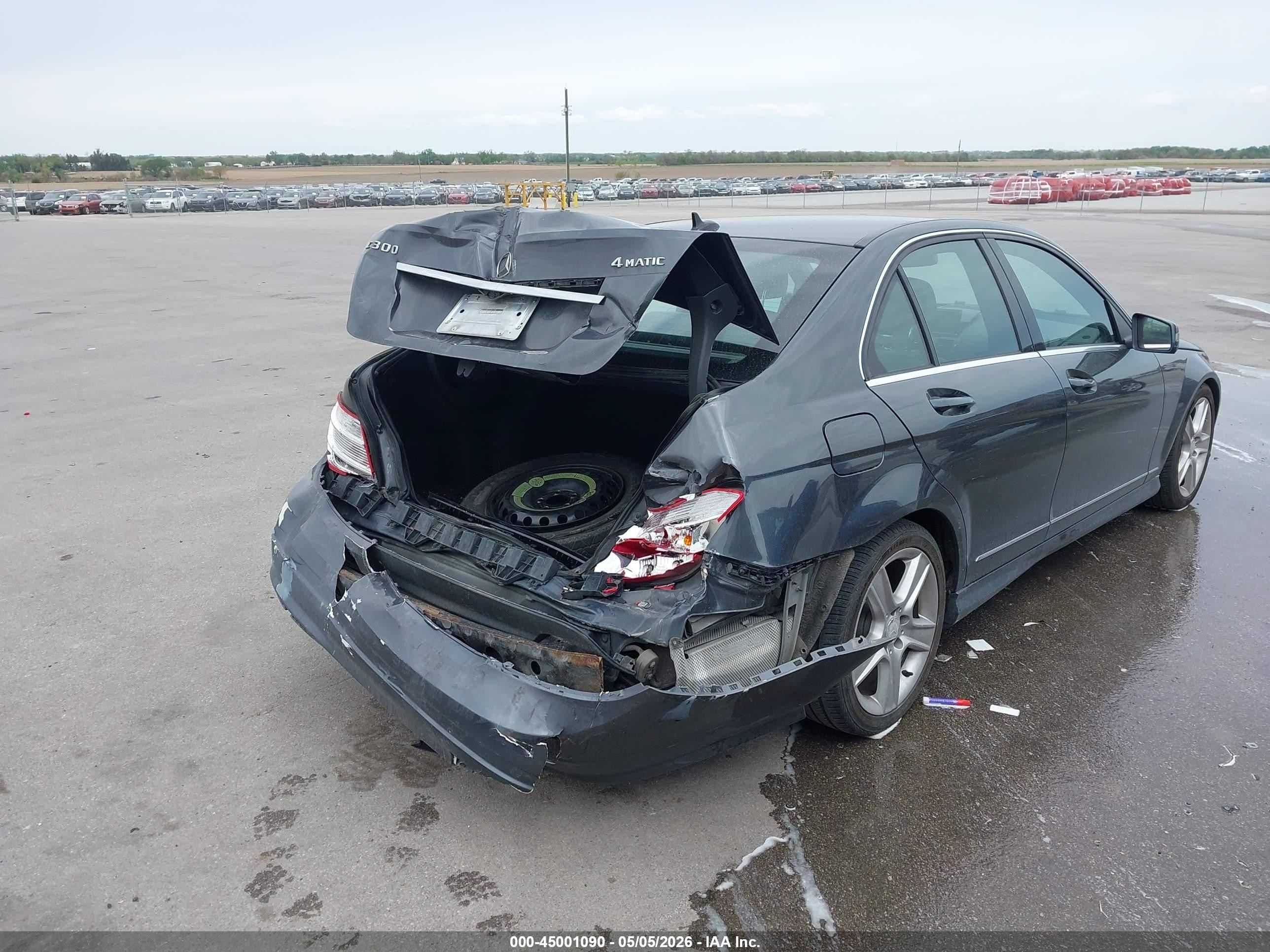 2010 Mercedes-benz C 300 Sport 4matic Gray vin: WDDGF8BB3AF441894