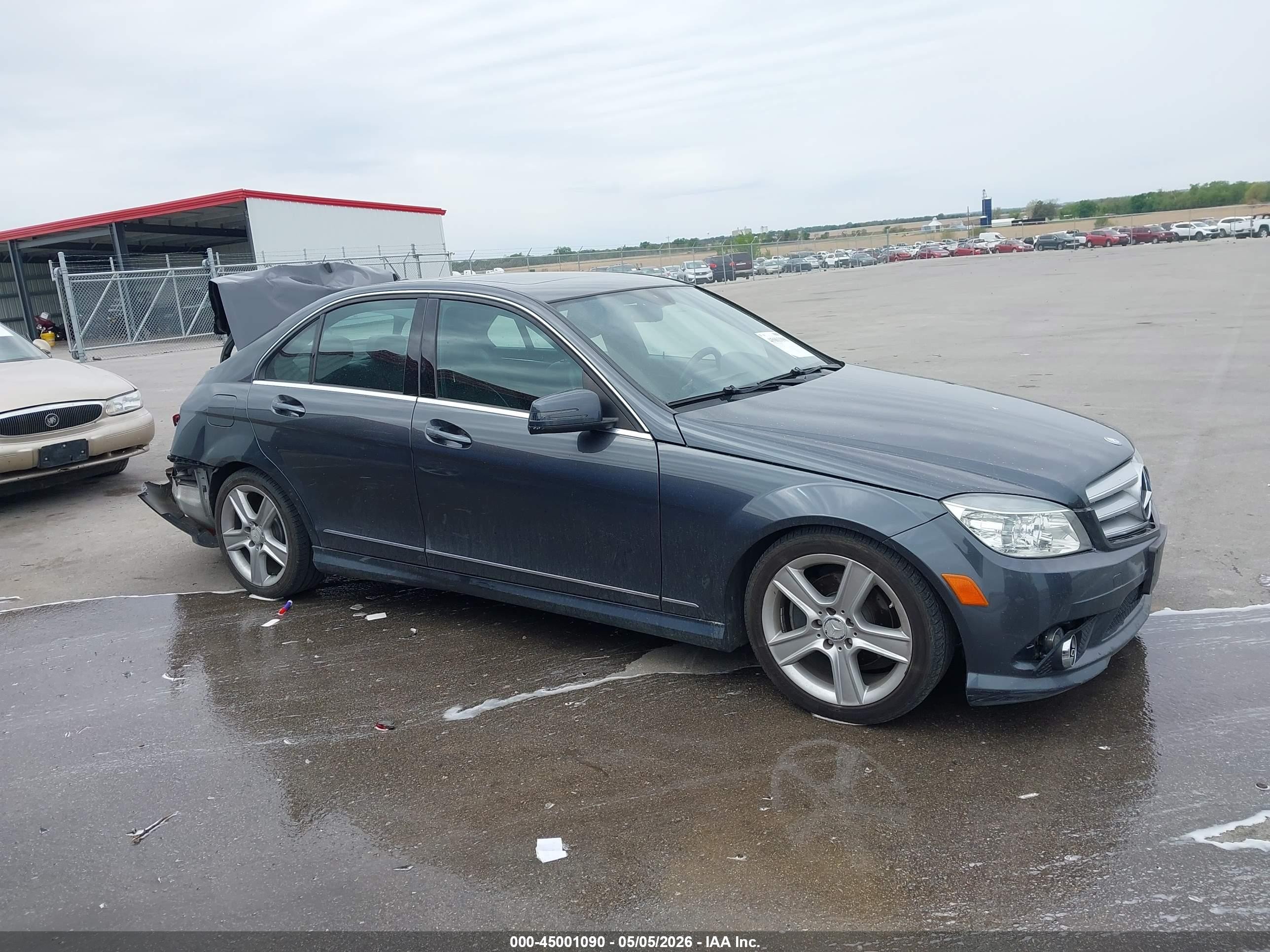 2010 Mercedes-benz C 300 Sport 4matic Gray vin: WDDGF8BB3AF441894