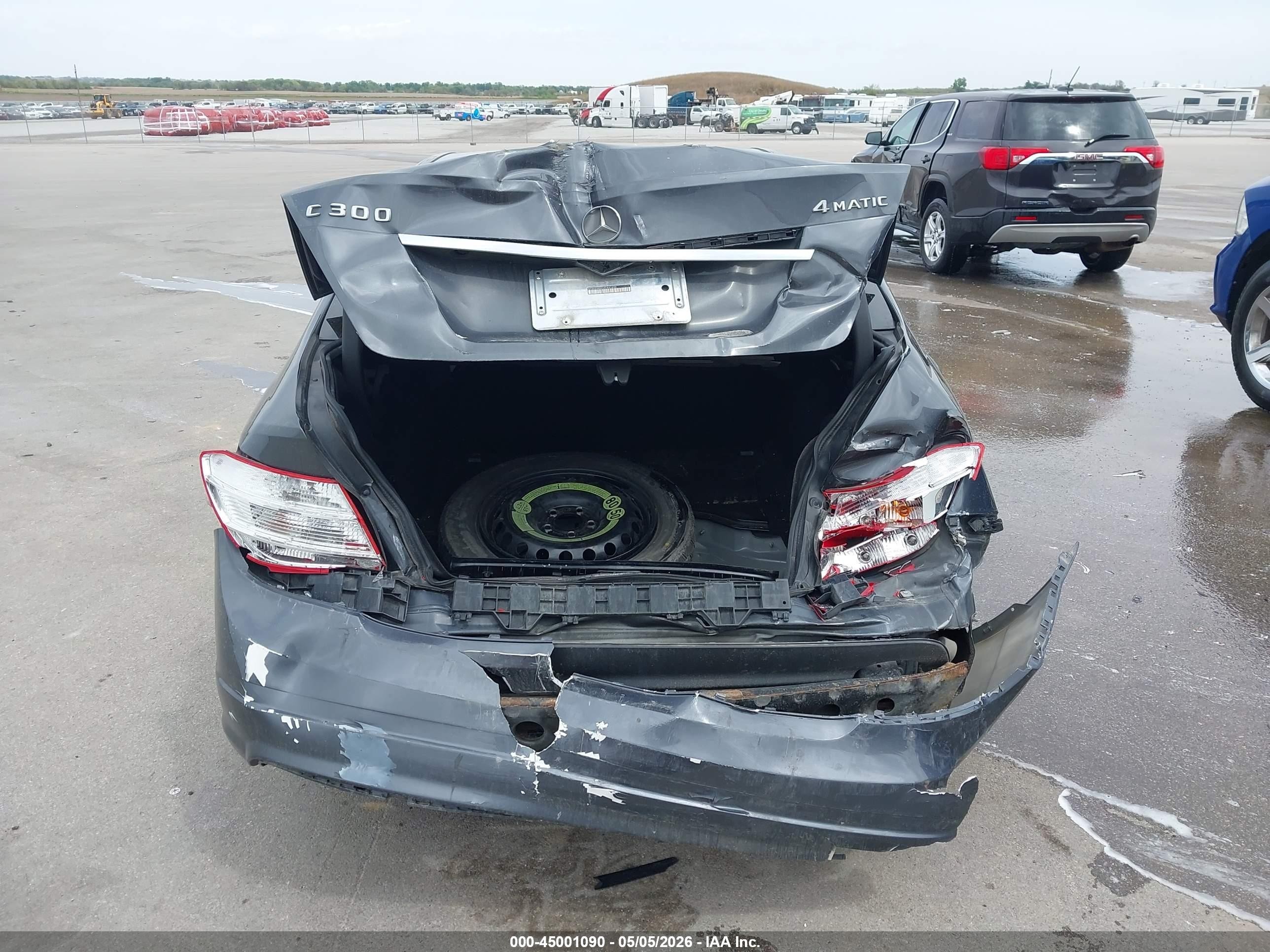 2010 Mercedes-benz C 300 Sport 4matic Gray vin: WDDGF8BB3AF441894