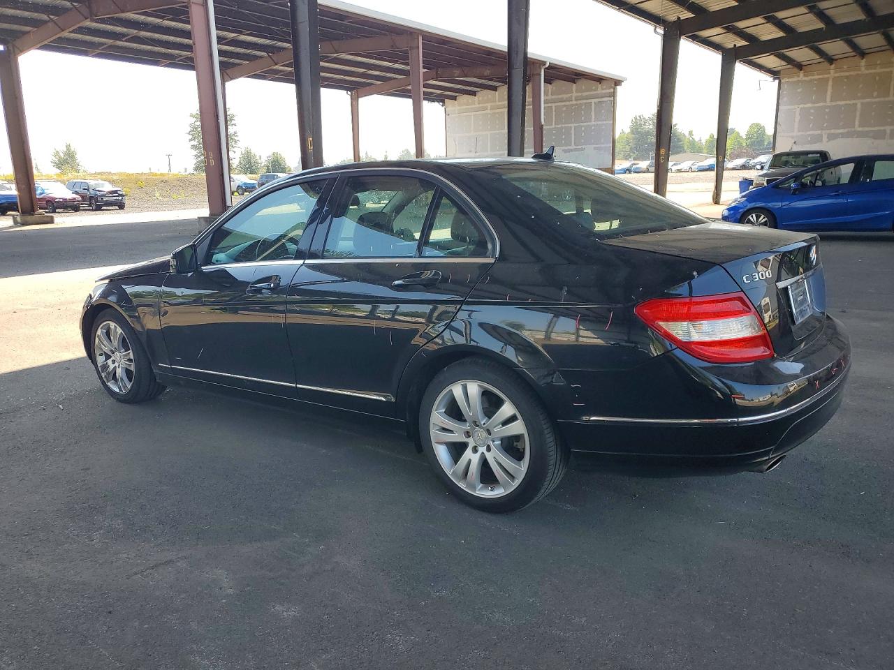 2010 Mercedes-benz C 300 4matic Black vin: WDDGF8BB3AF461403