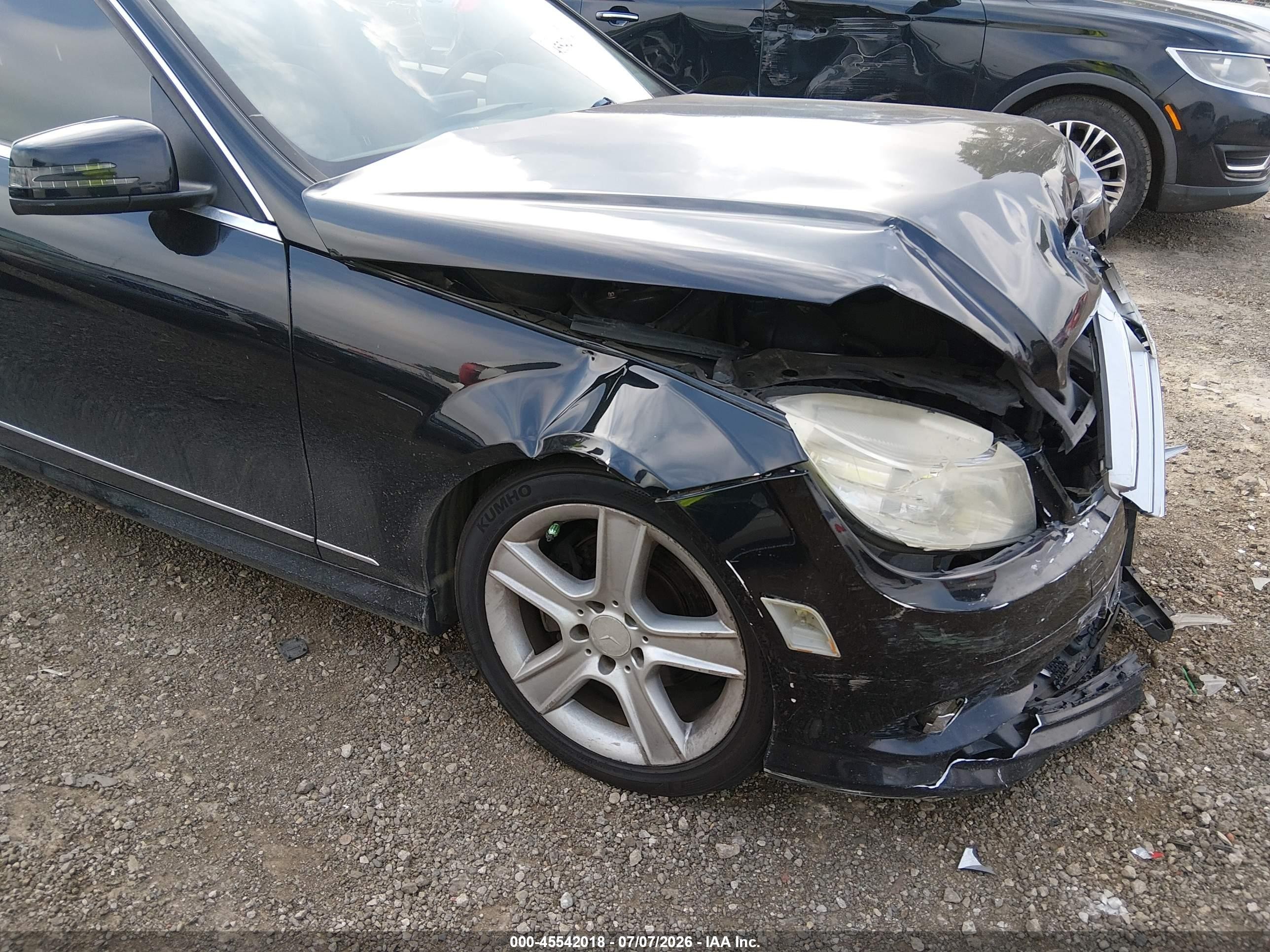 2010 Mercedes-benz C 300 Luxury 4matic/sport 4matic Black vin: WDDGF8BB3AF468612
