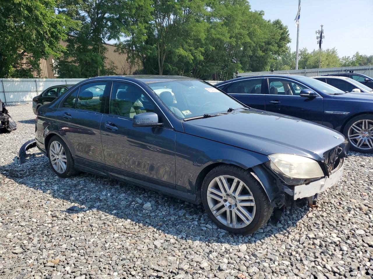 2011 Mercedes-benz C 300 4matic Gray vin: WDDGF8BB3BR133995