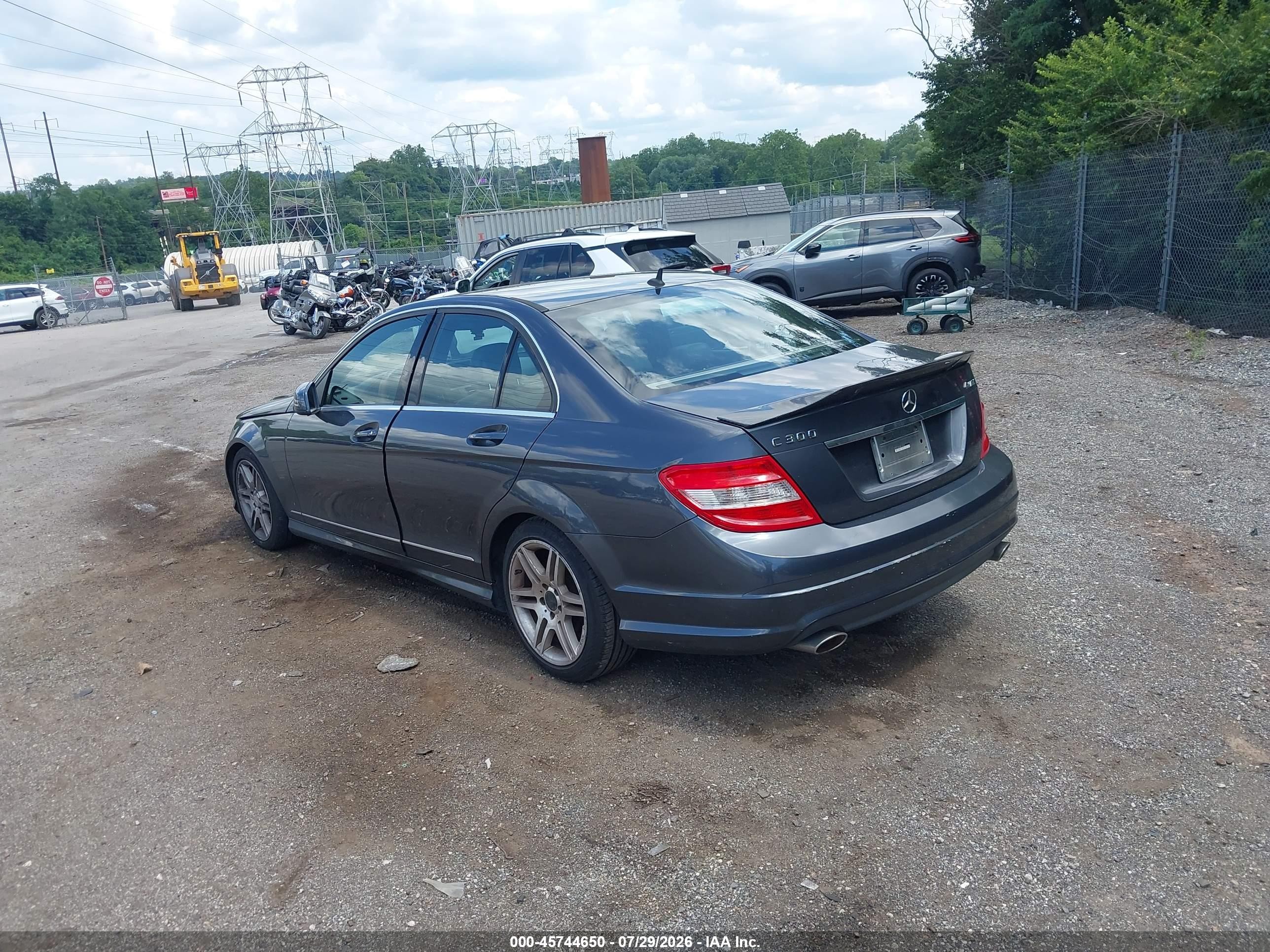 2011 Mercedes-benz C 300 Luxury 4matic/sport 4matic Gray vin: WDDGF8BB3BR145824