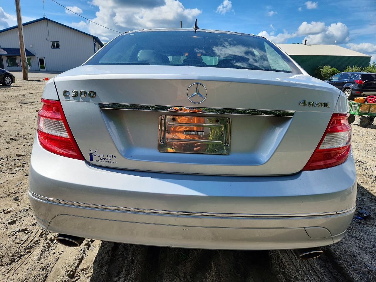 2011 Mercedes-benz C 300 4matic Gray vin: WDDGF8BB3BR151462