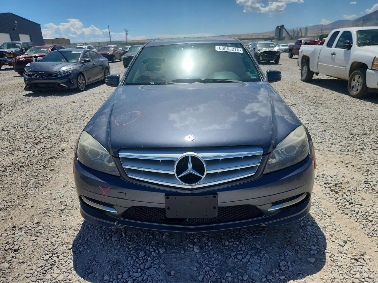 2011 Mercedes-benz C 300 4matic Угольный vin: WDDGF8BB3BR151719