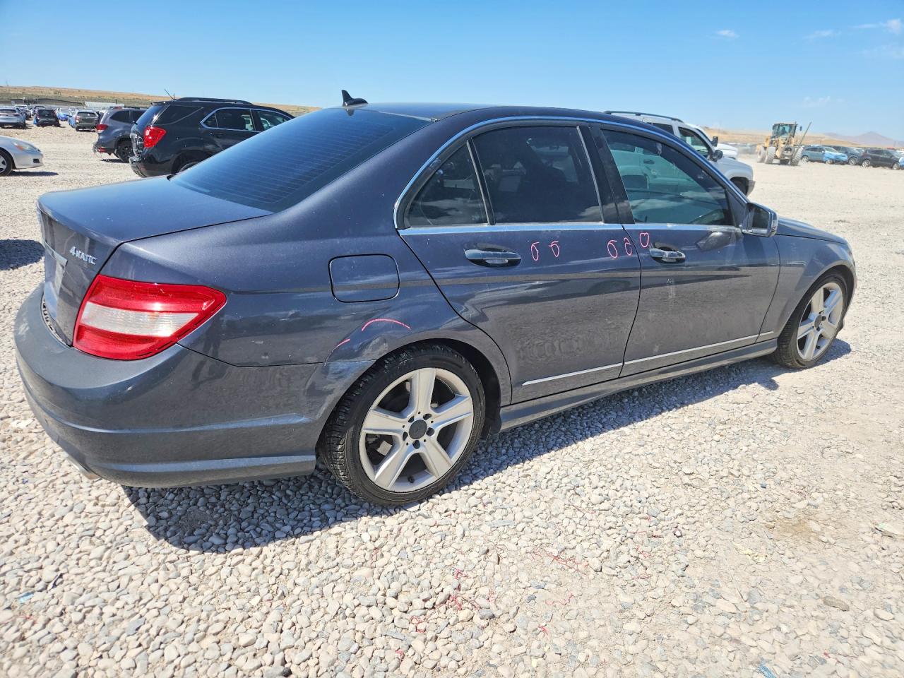2011 Mercedes-benz C 300 4matic Угольный vin: WDDGF8BB3BR151719